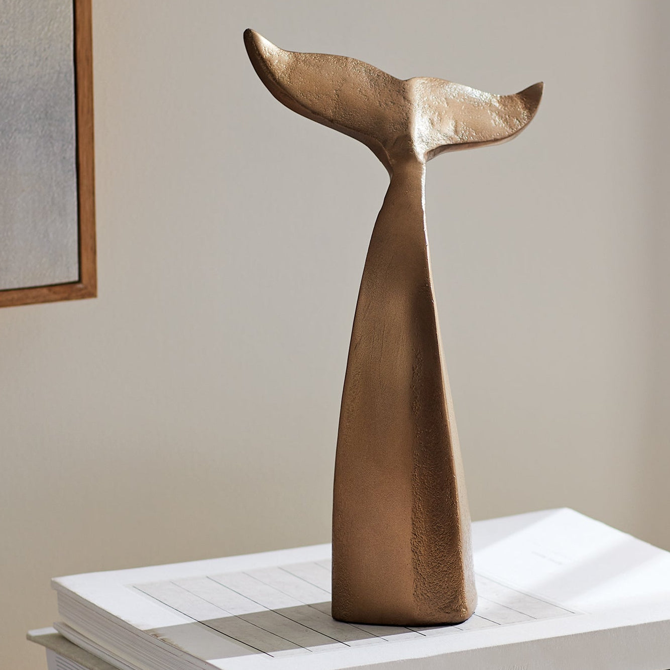 Whale Tail Sculpture