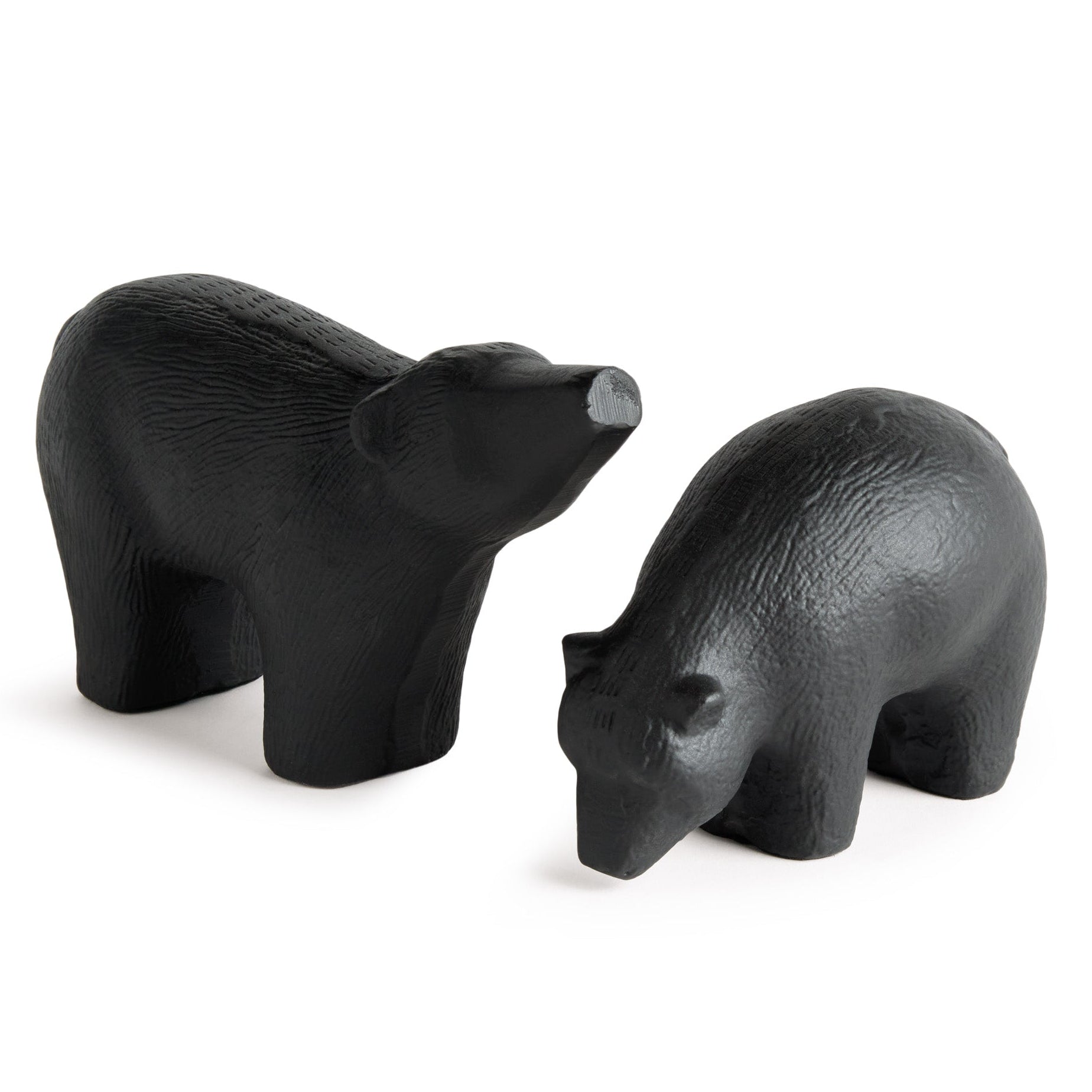 Koda Bear Black Sculpture Set of 2