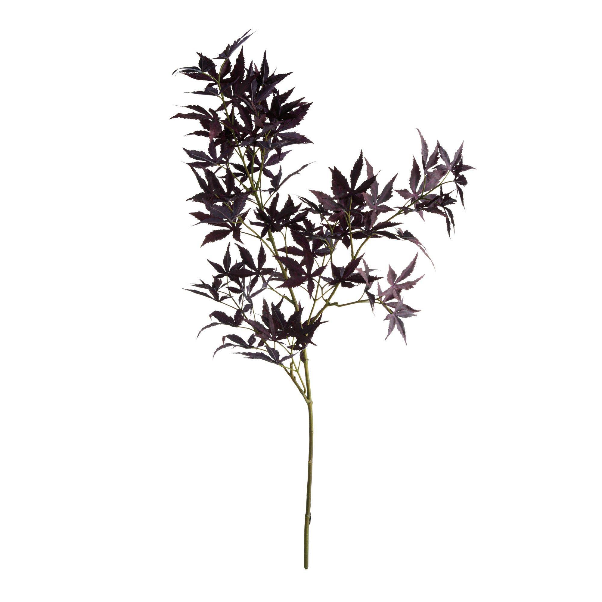 Maple Leaf Branches 41in Faux Plant Stem Set of 2