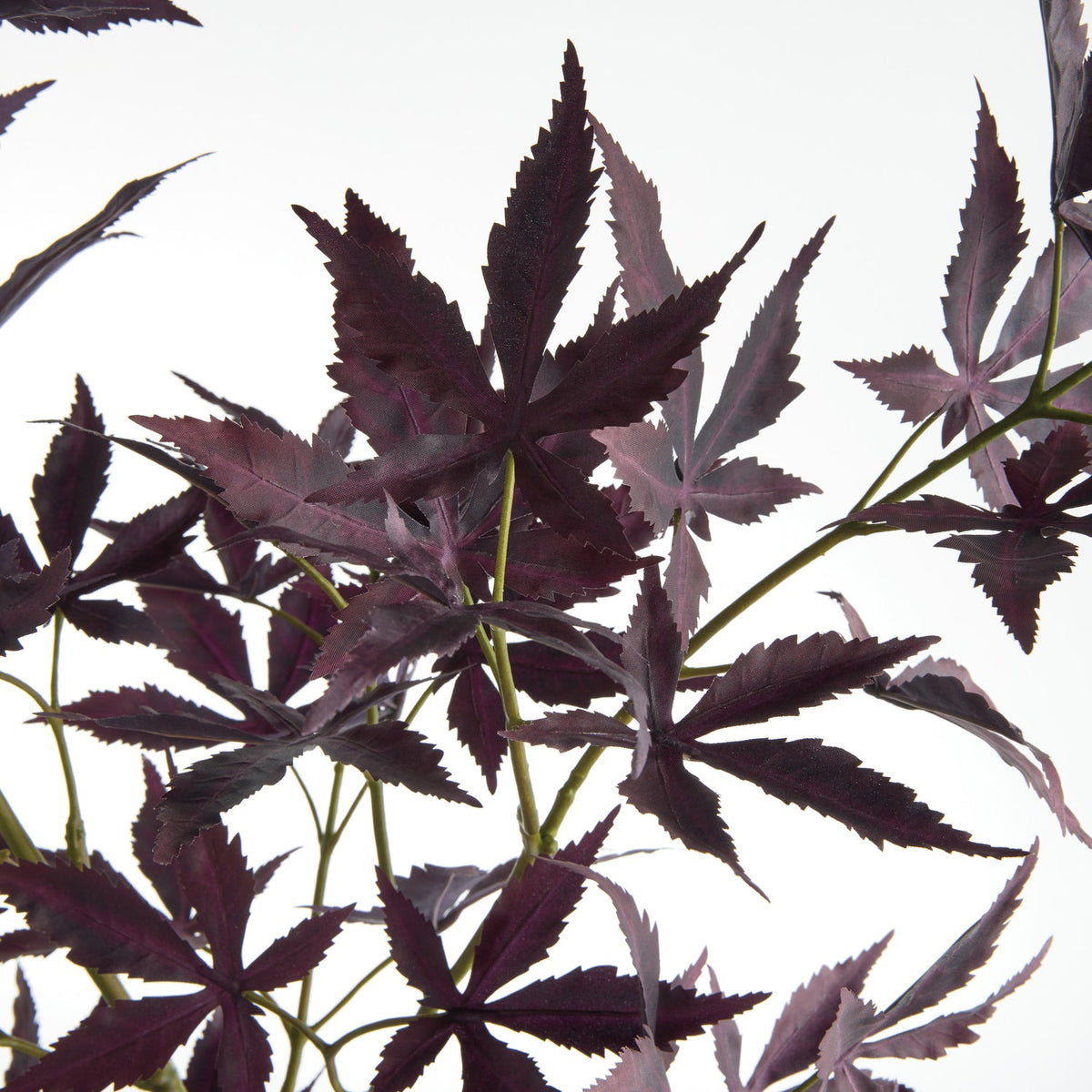Maple Leaf Branches 41in Faux Plant Stem Set of 2