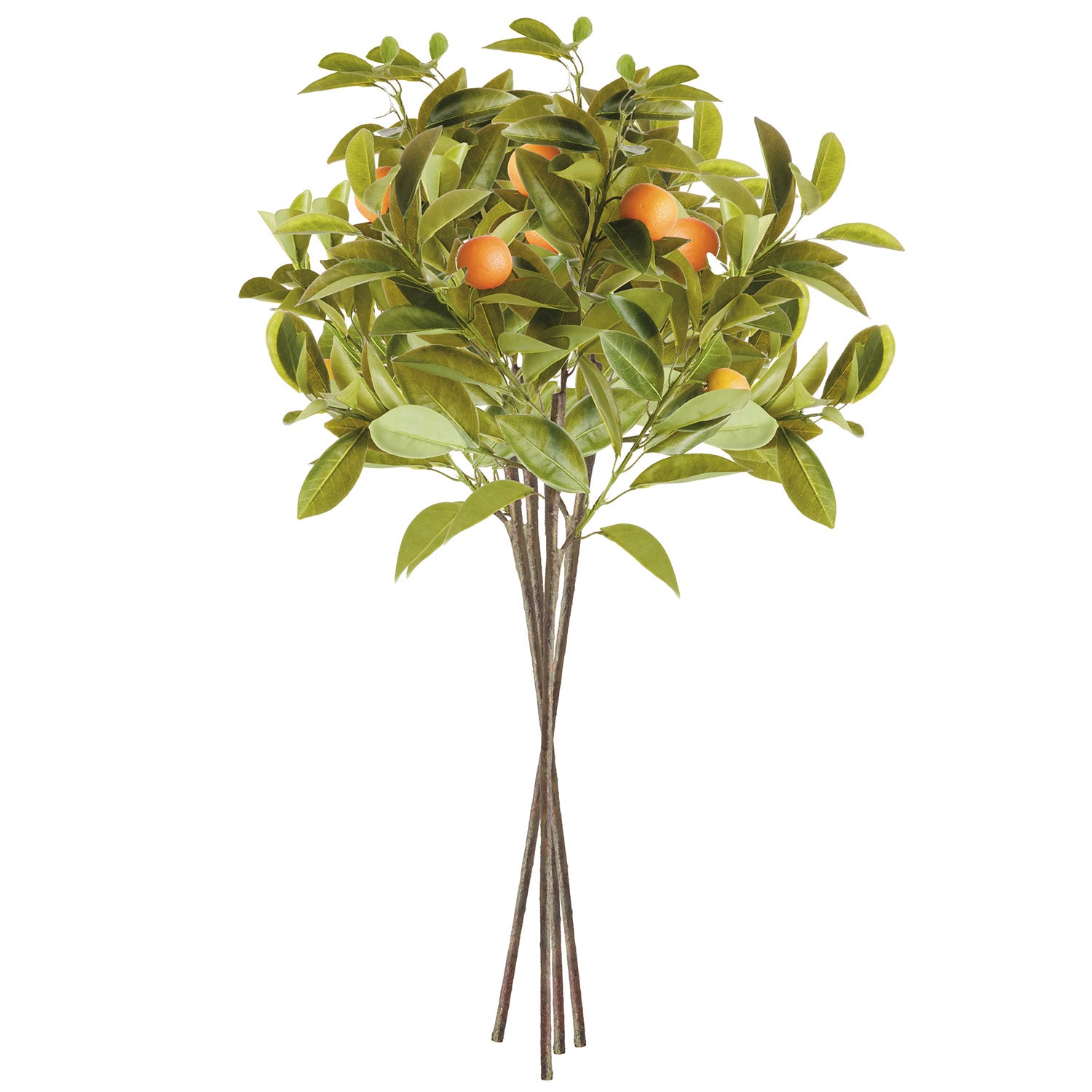 Orange 31in Faux Stem Set of 4
