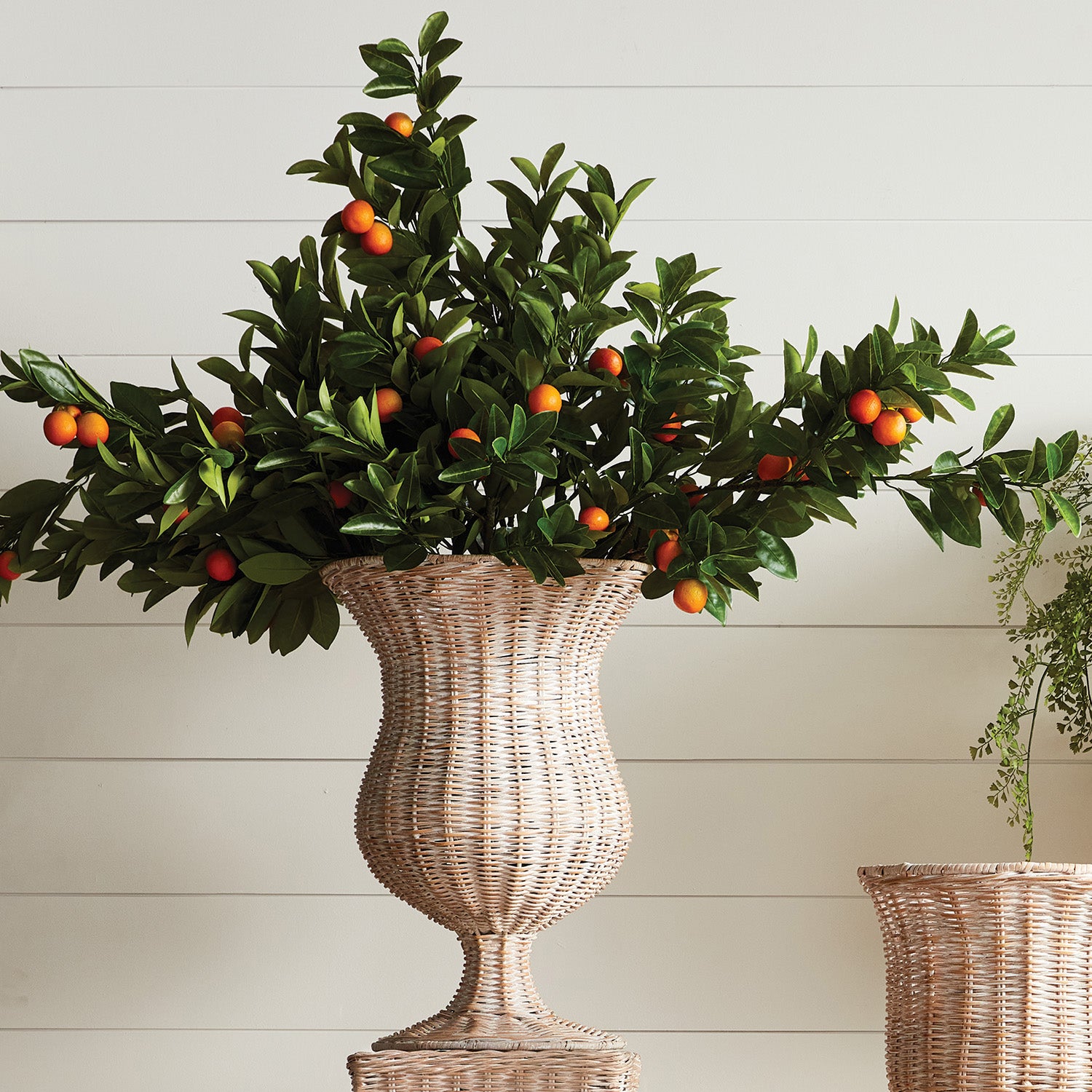 Orange Branches 43in Faux Branches Set of 2