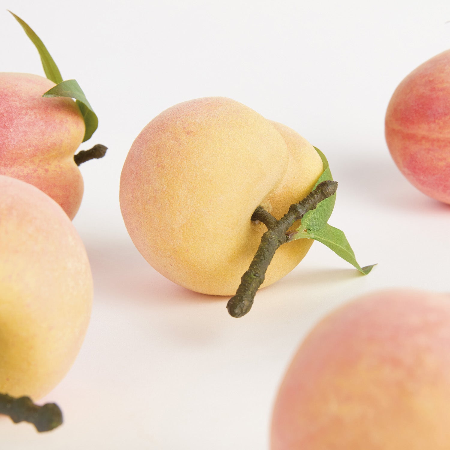 Faux Peaches Set of 6