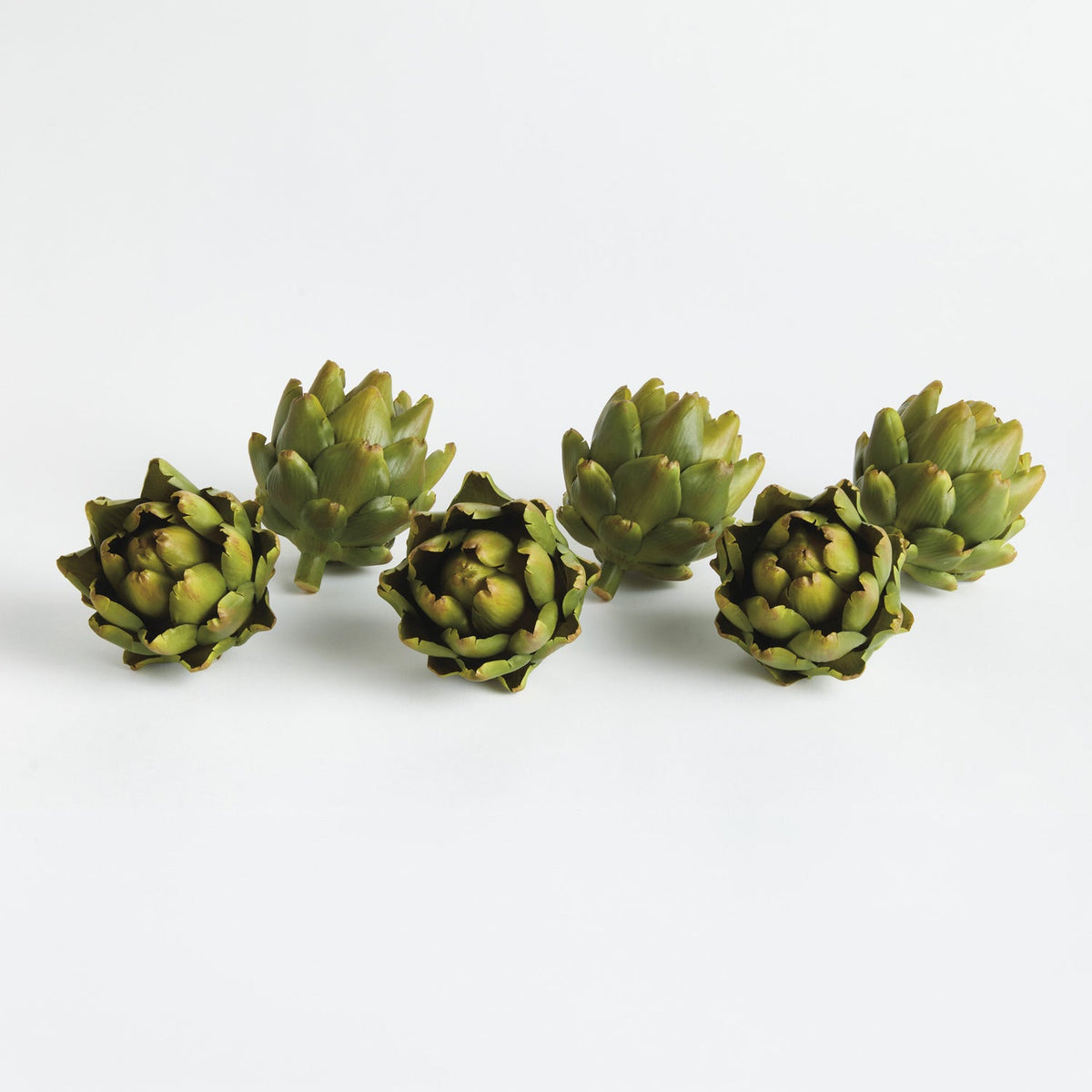 Faux Artichokes 4.5in Set of 6