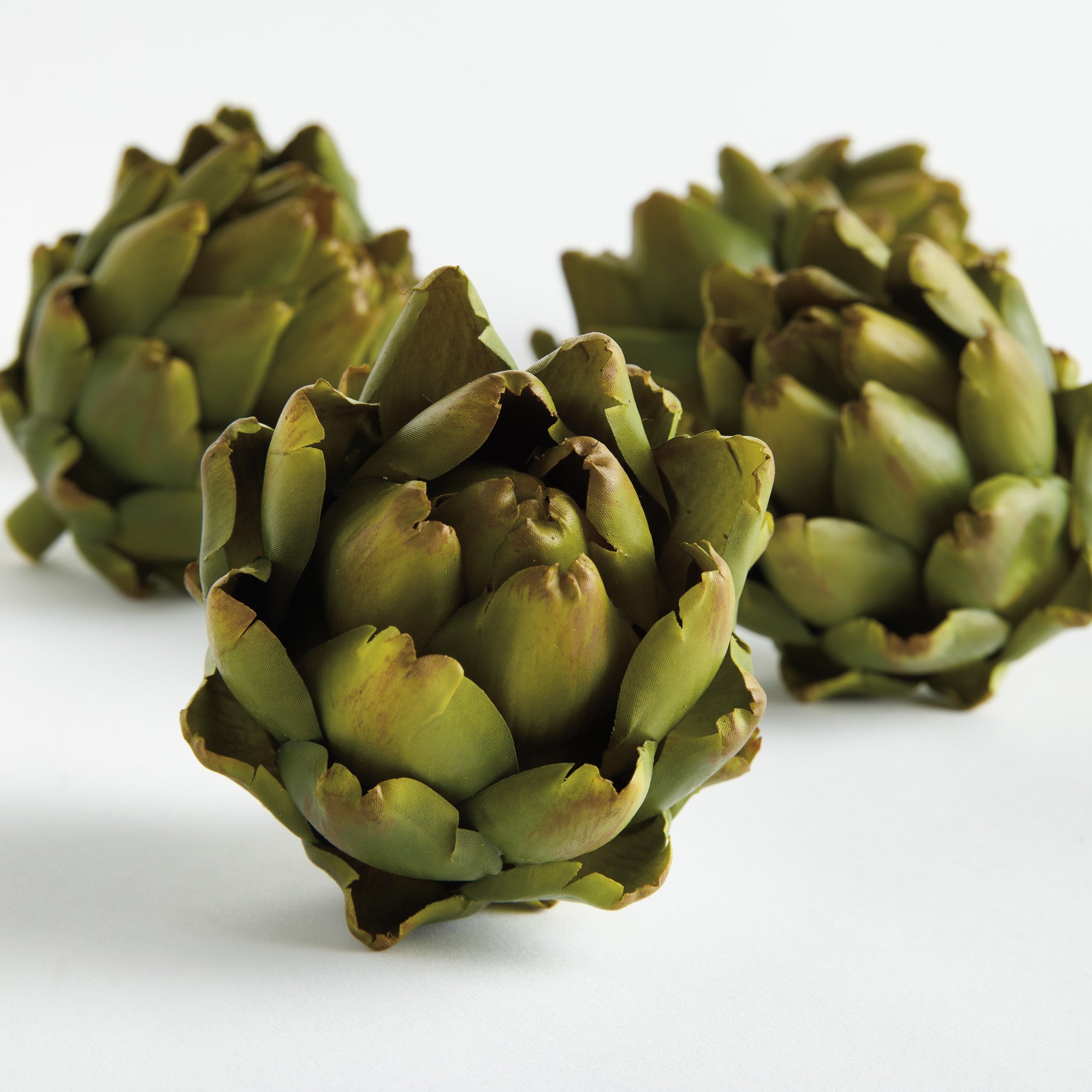 Faux Artichokes 4.5in Set of 6