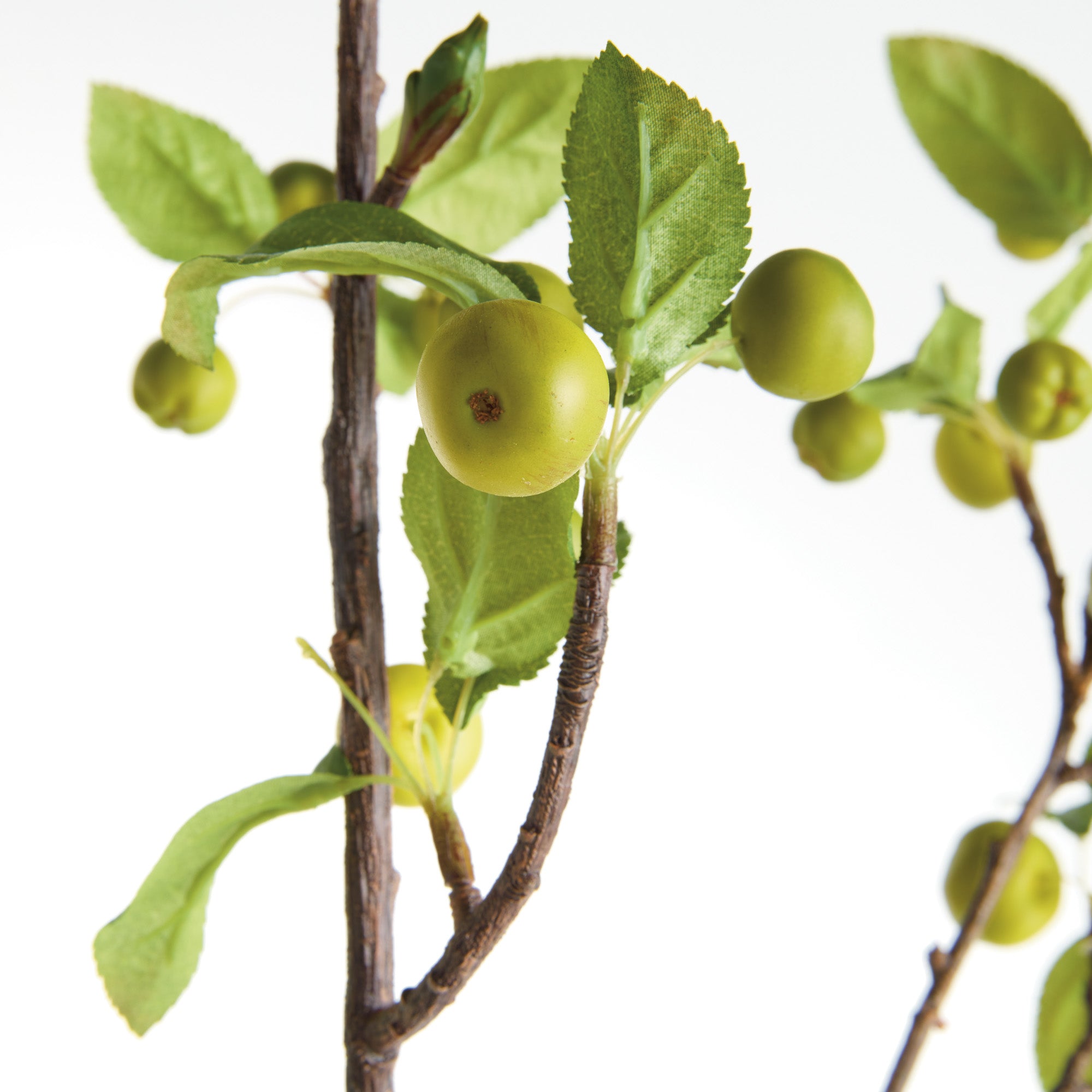 Crabapple Branches 45in Faux Plant Stem Set of 2