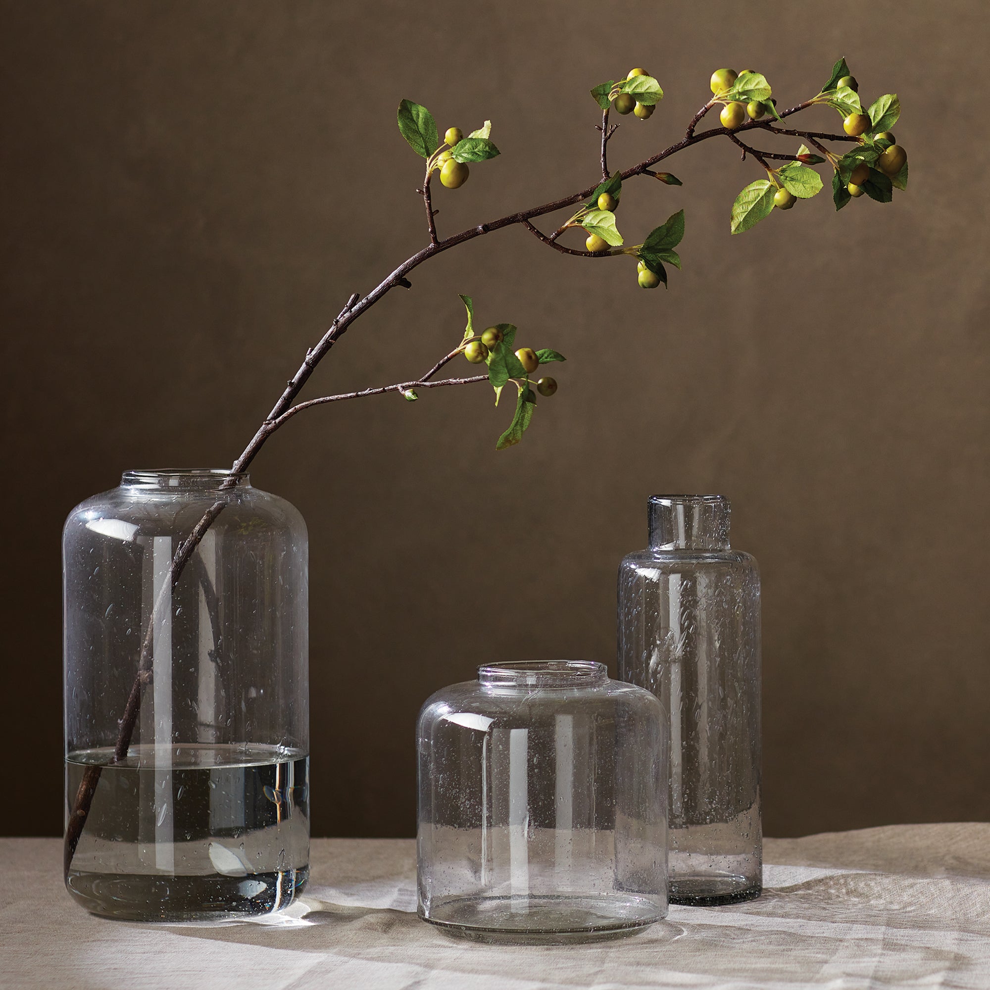 Crabapple Branches 45in Faux Plant Stem Set of 2