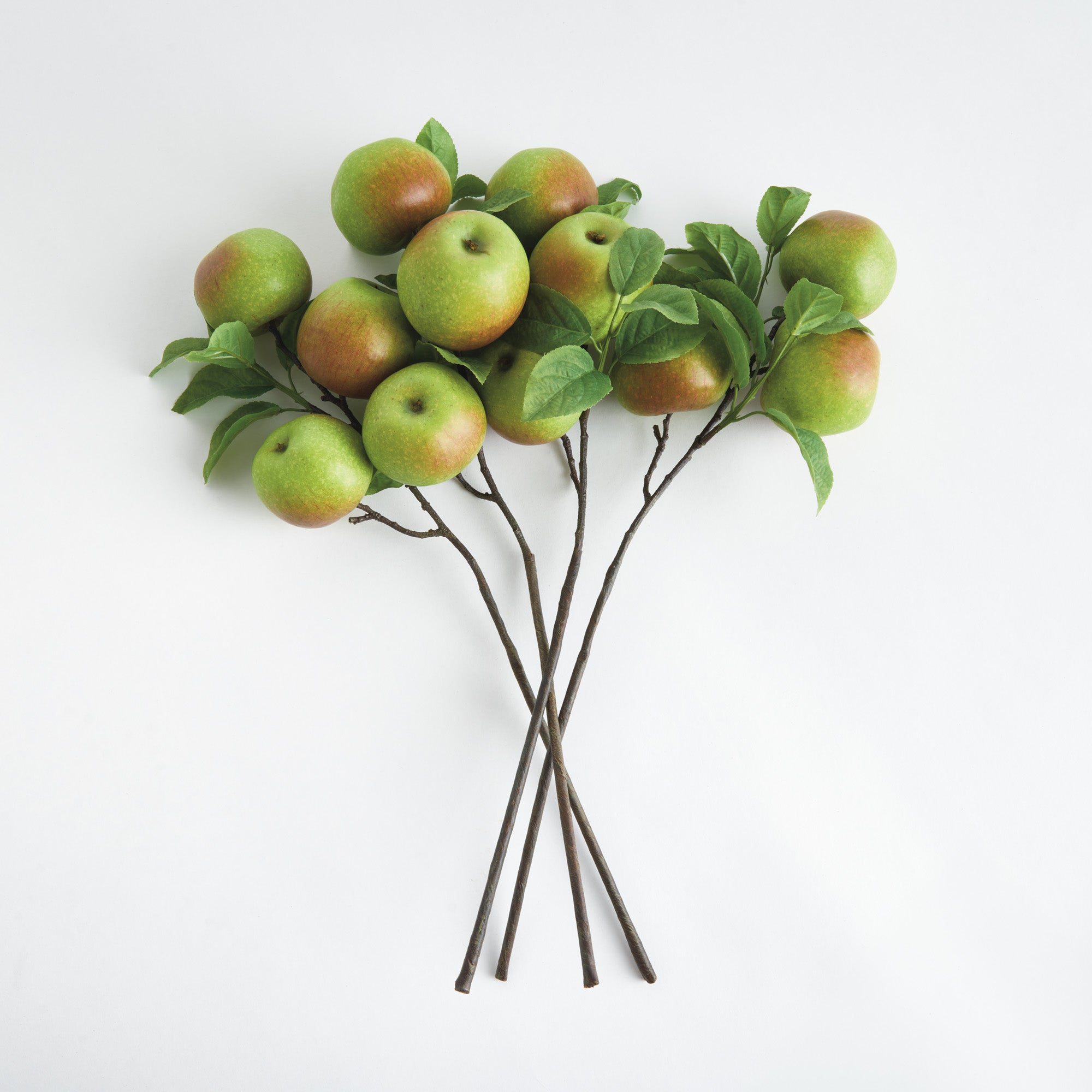 Apple Branches 20in Faux Plant Stem Set of 4