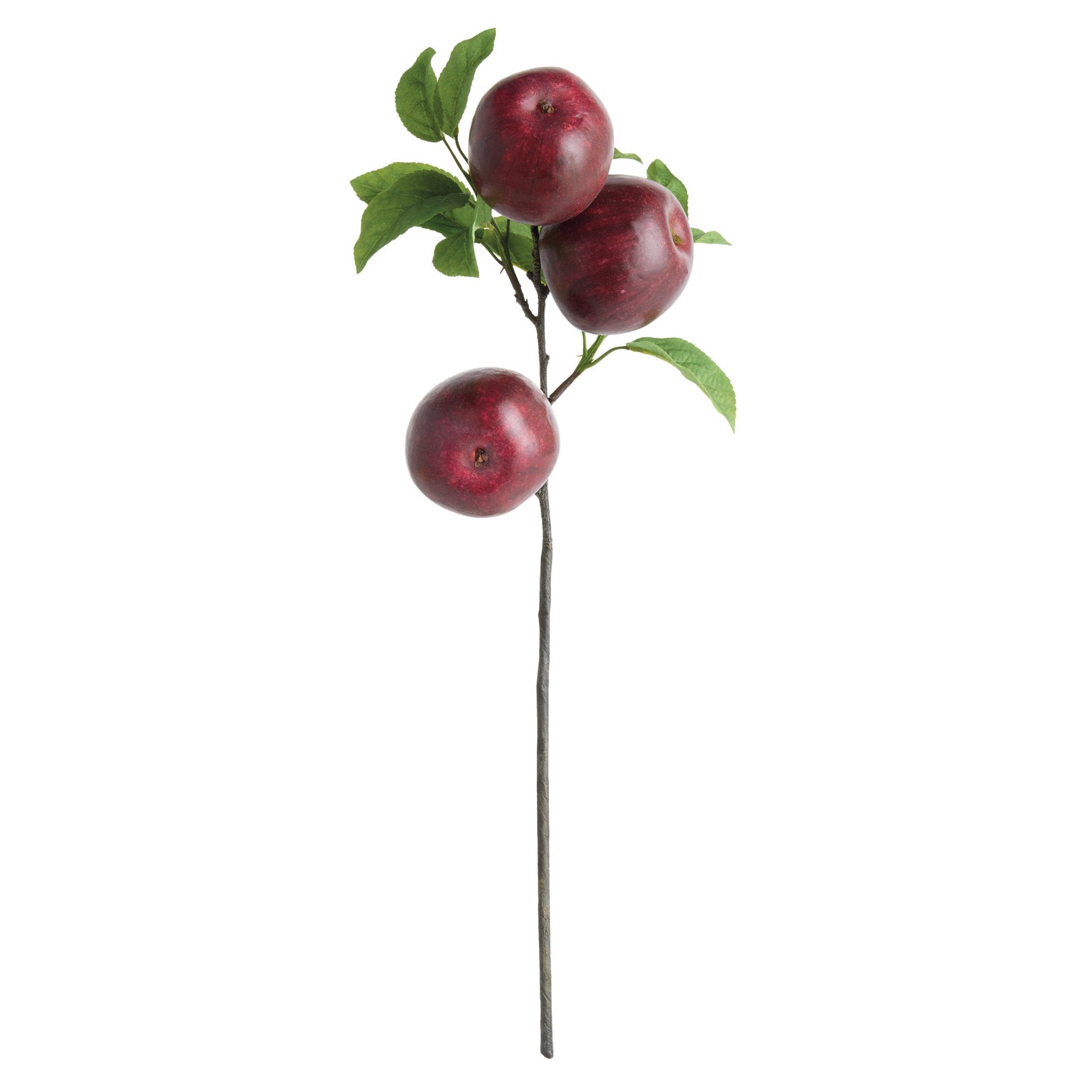 Apple Branches 20in Faux Plant Stem Set of 4 2