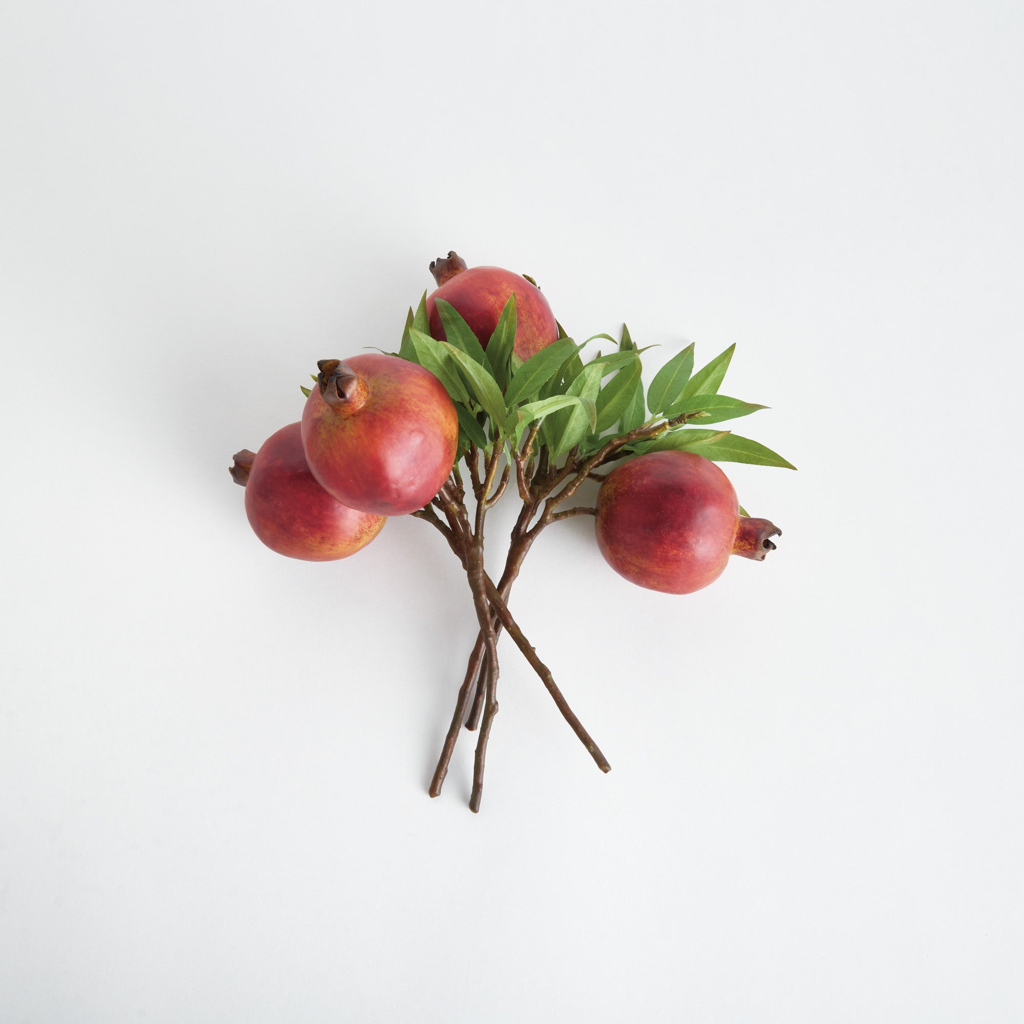 Pomegranate Picks 10in Faux Plant Stem Set of 4