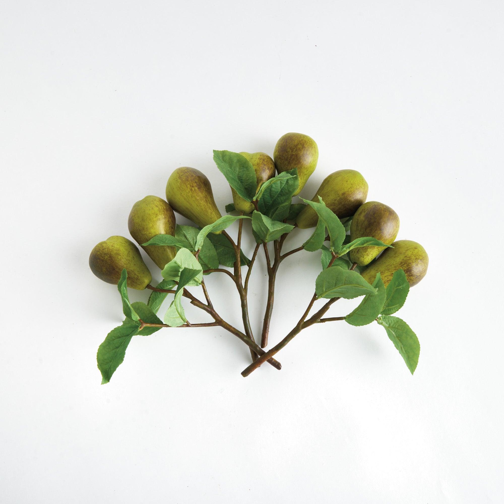Pear Picks 9.5in Faux Plant Stem Set of 4