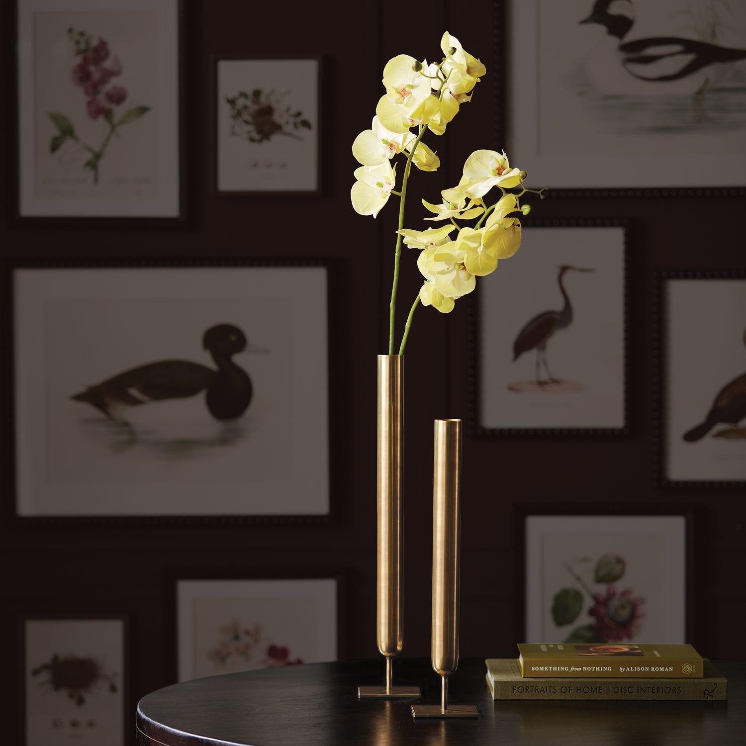 Phalaenopsis Orchid 28in Faux Plant Stem Set of 4 3