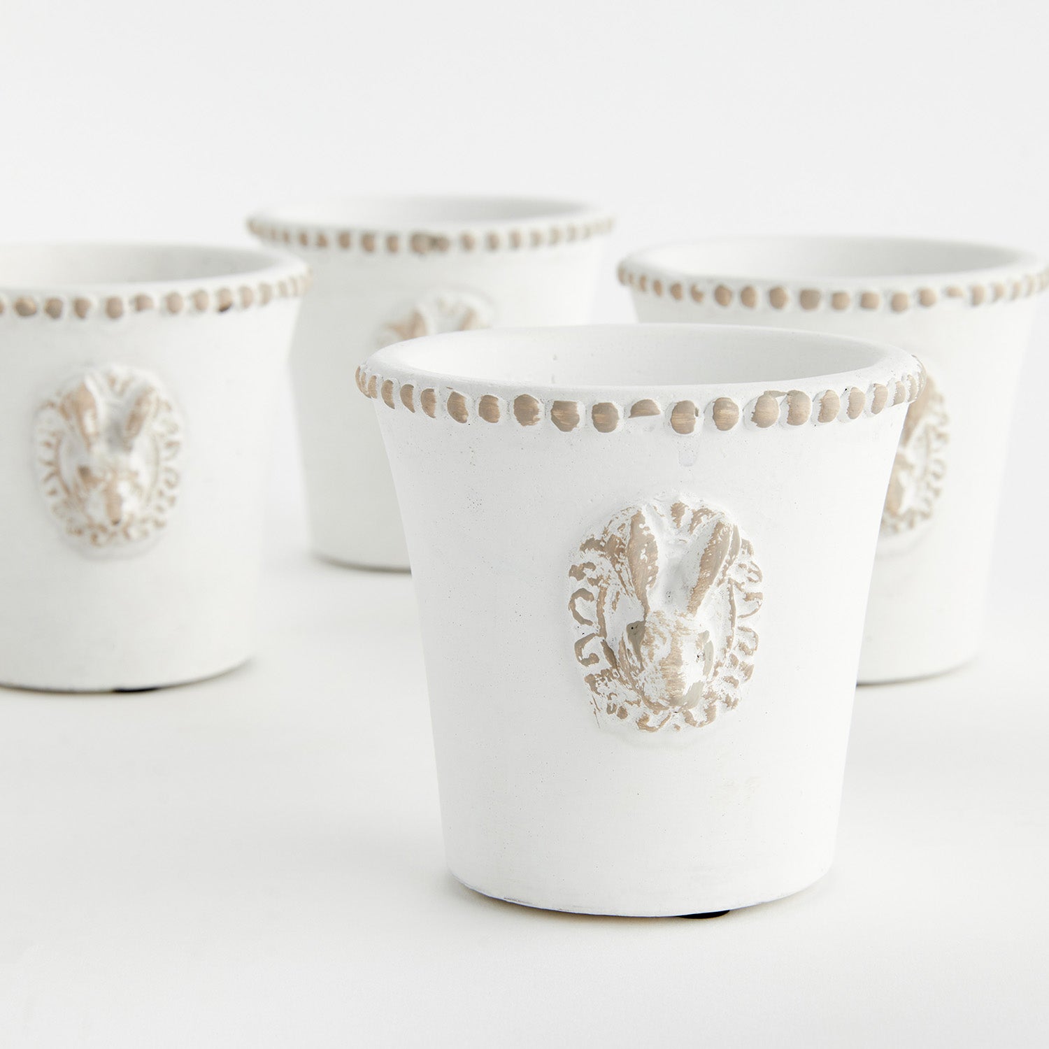 Classic Rabbit Mini Pot Set of 4