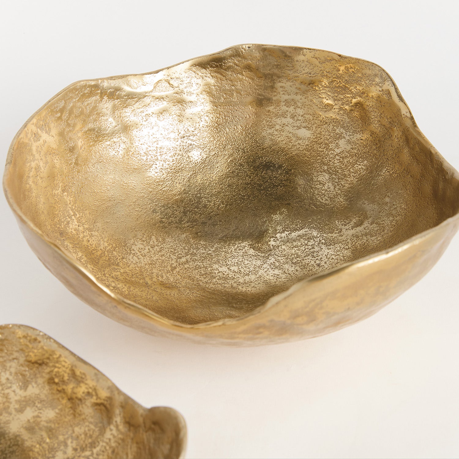 Roland Gold Organic Decorative Bowl Set of 2