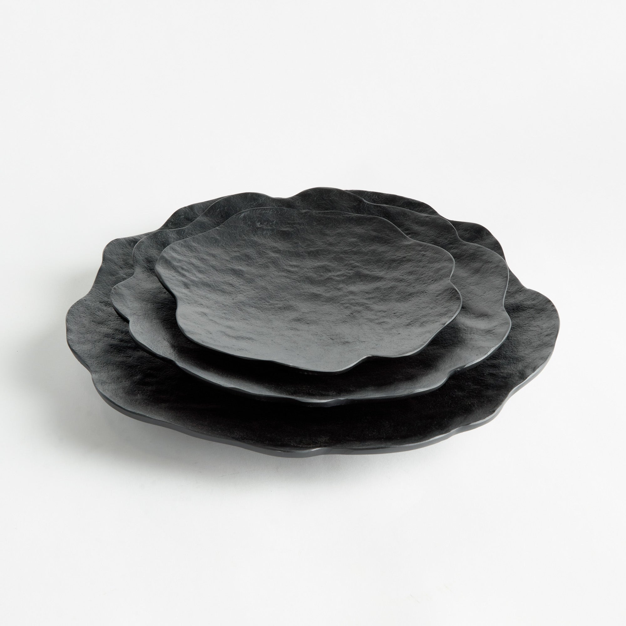 Rylee Black Decorative Tray Set of 3