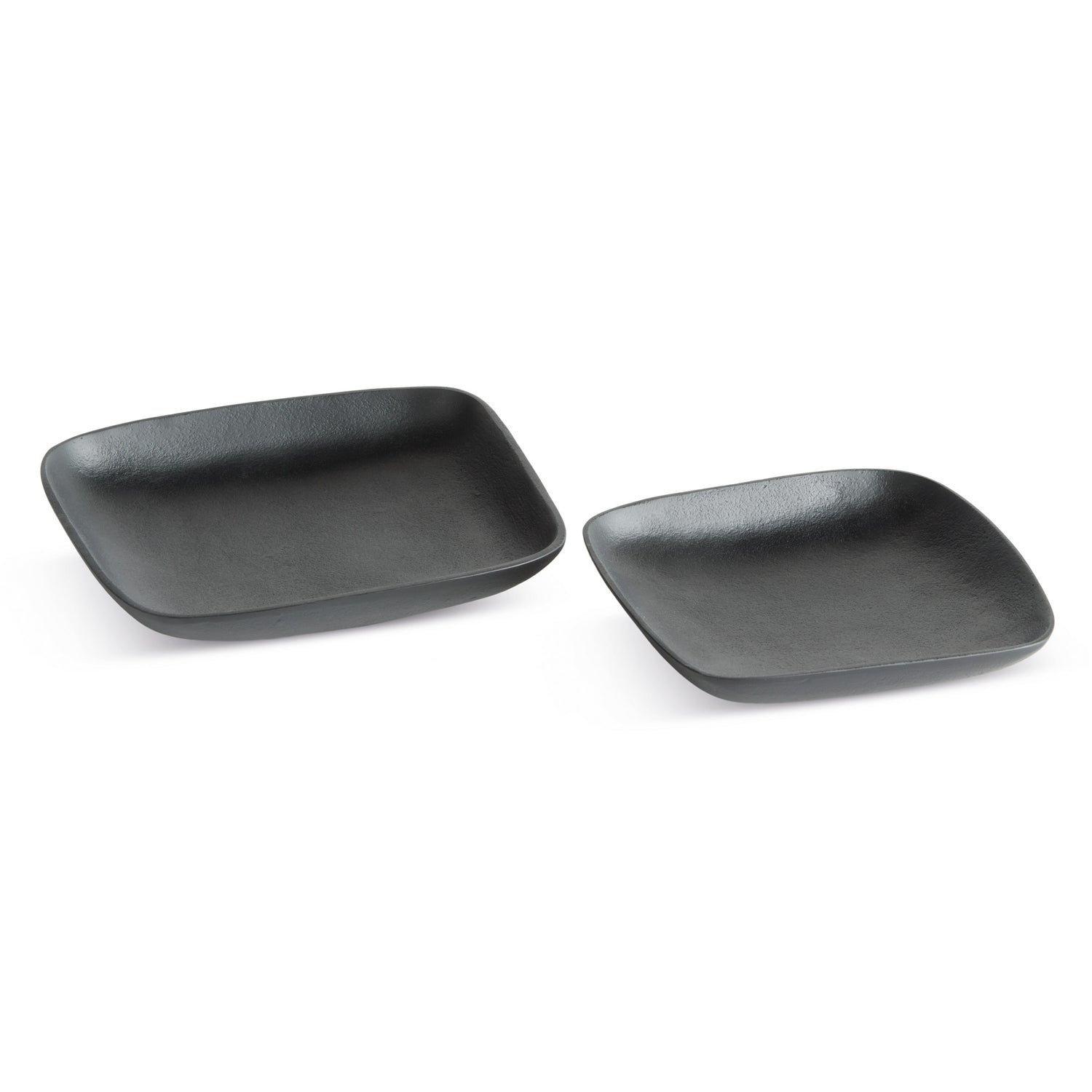 Benton Black Decorative Tray Set of 2