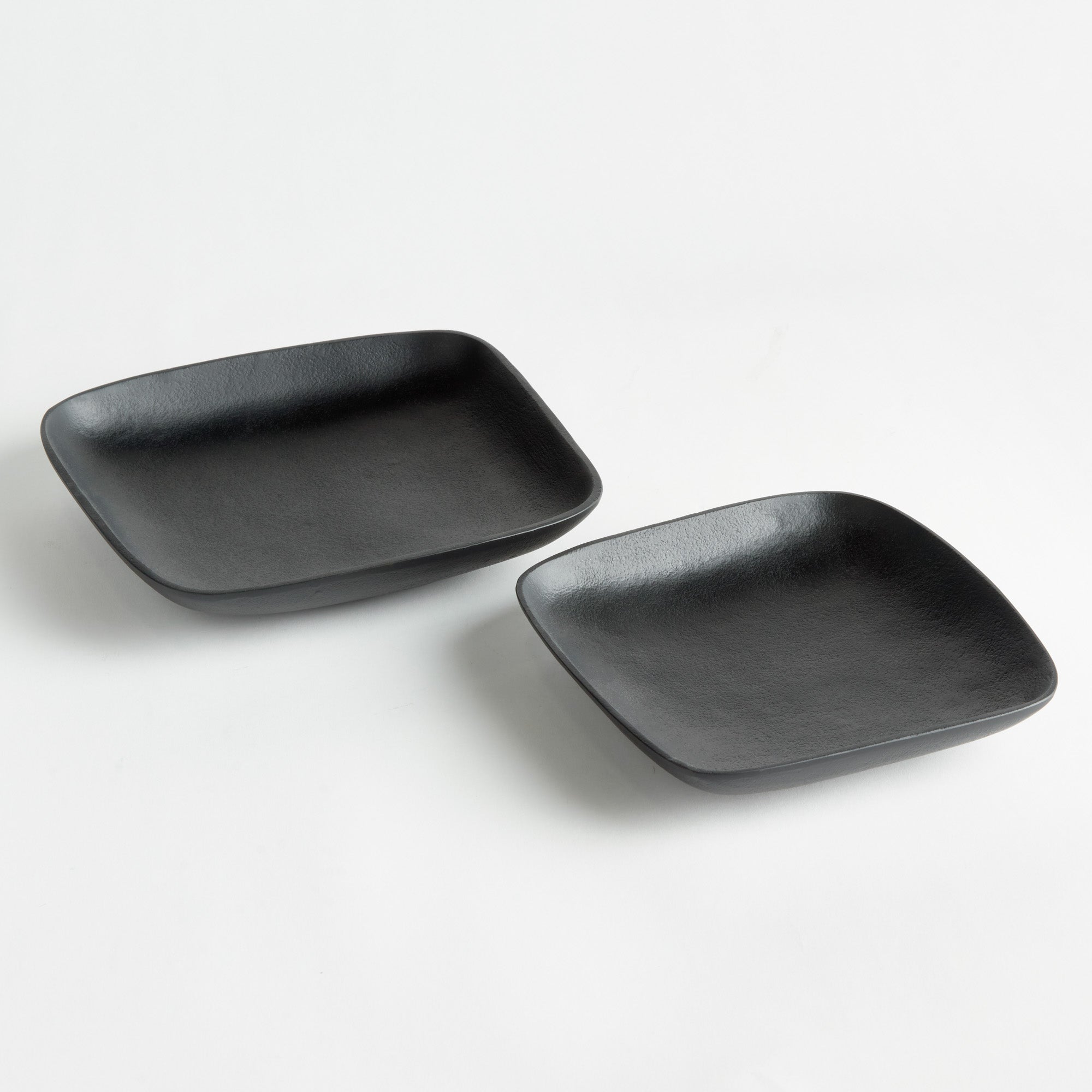 Benton Black Decorative Tray Set of 2