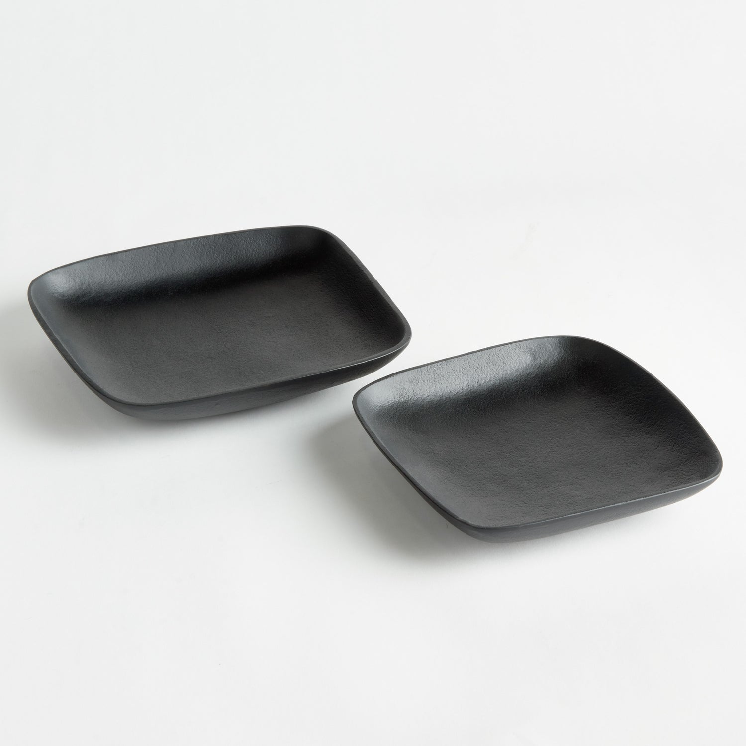 Benton Black Decorative Tray Set of 2