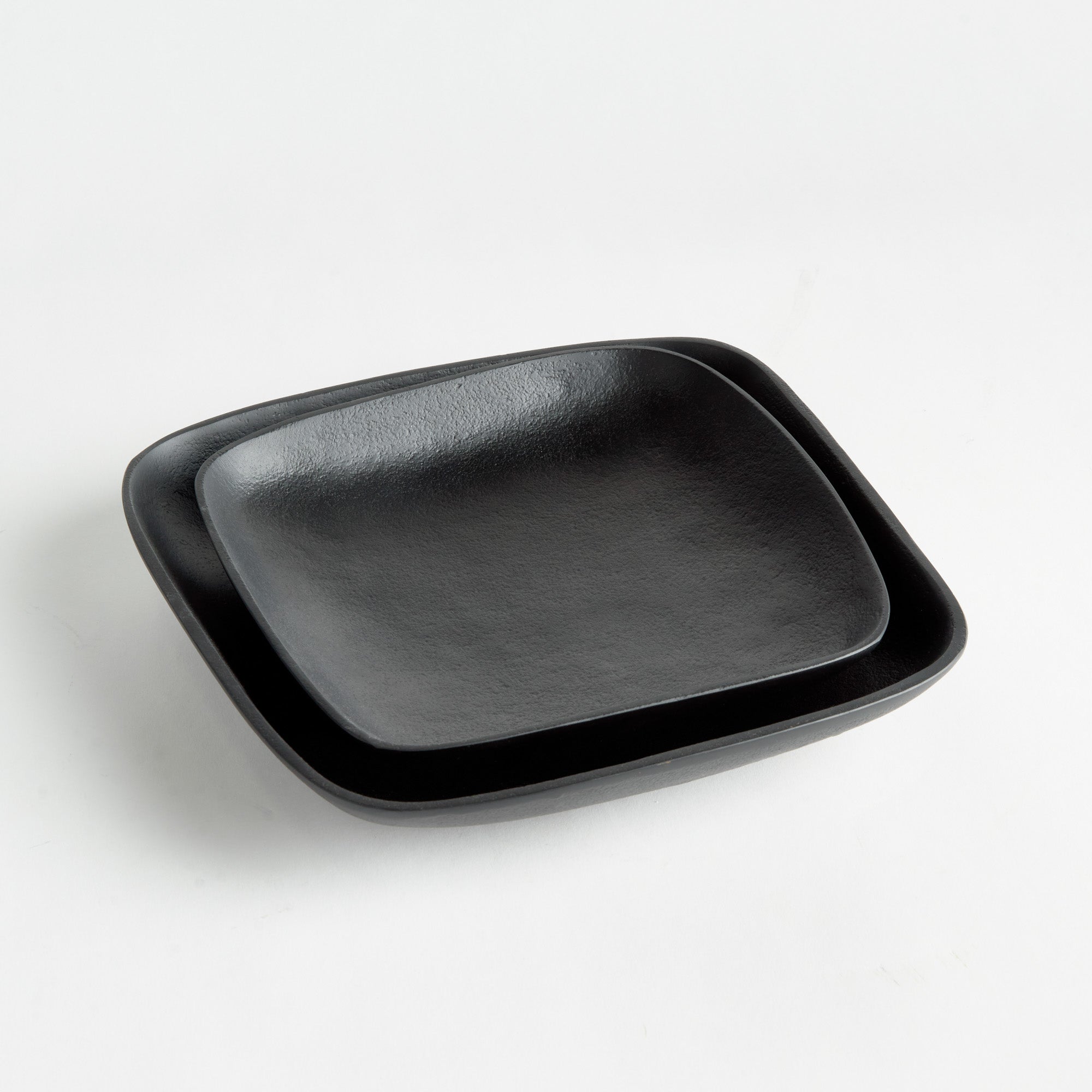 Benton Black Decorative Tray Set of 2