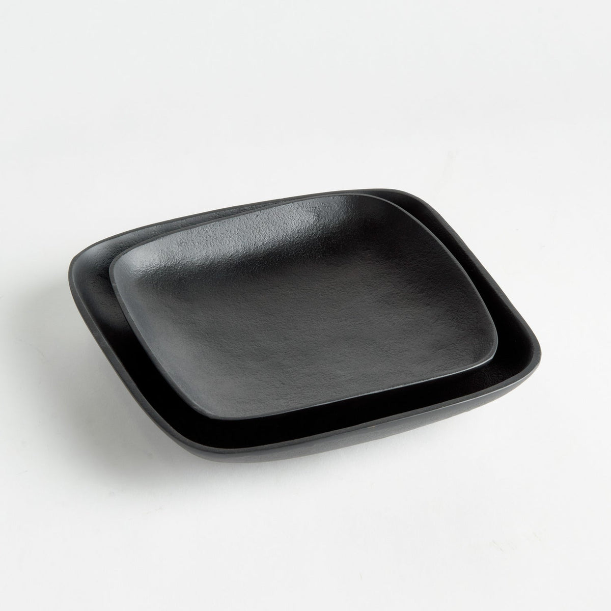 Benton Black Decorative Tray Set of 2