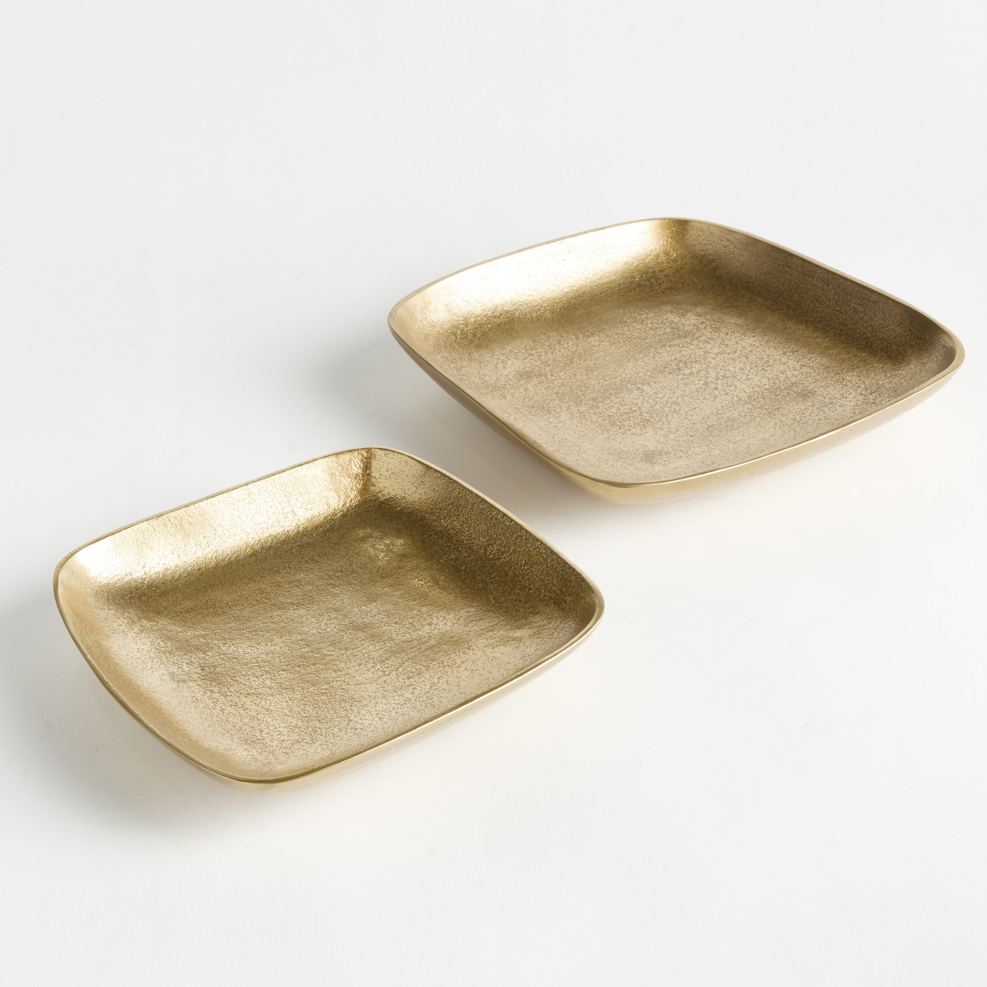 Benton Gold Decorative Tray Set of 2