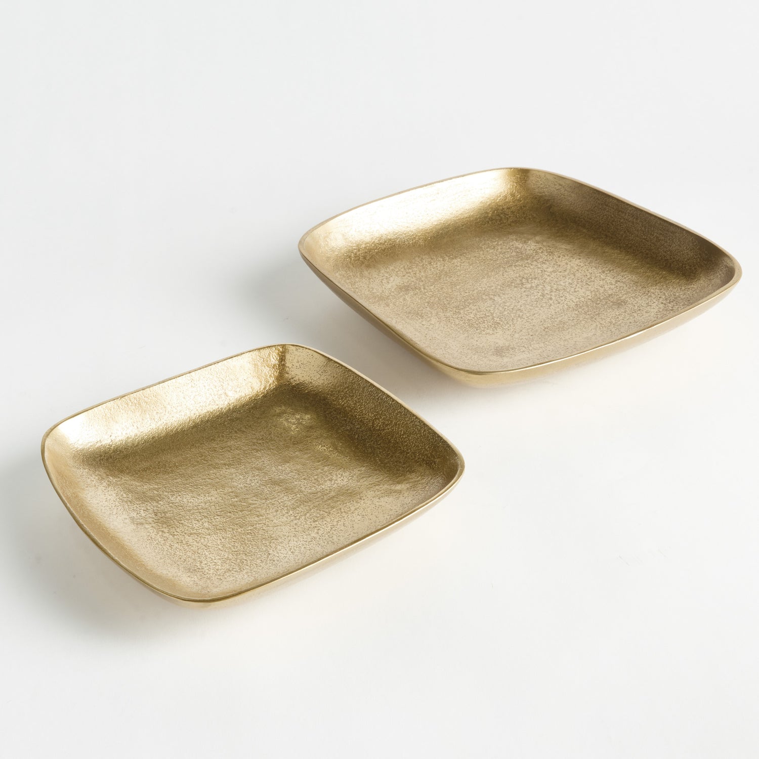 Benton Gold Decorative Tray Set of 2