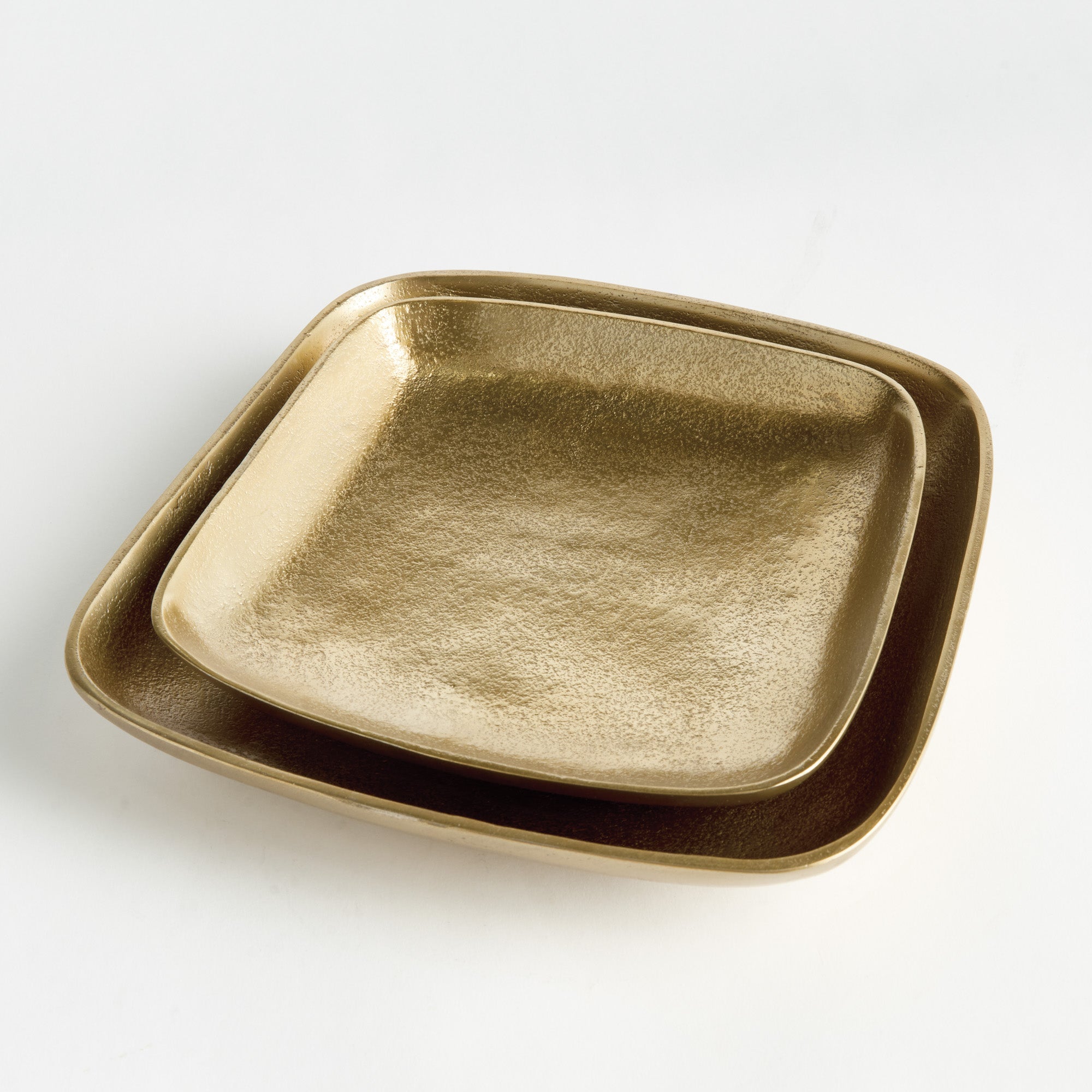 Benton Gold Decorative Tray Set of 2