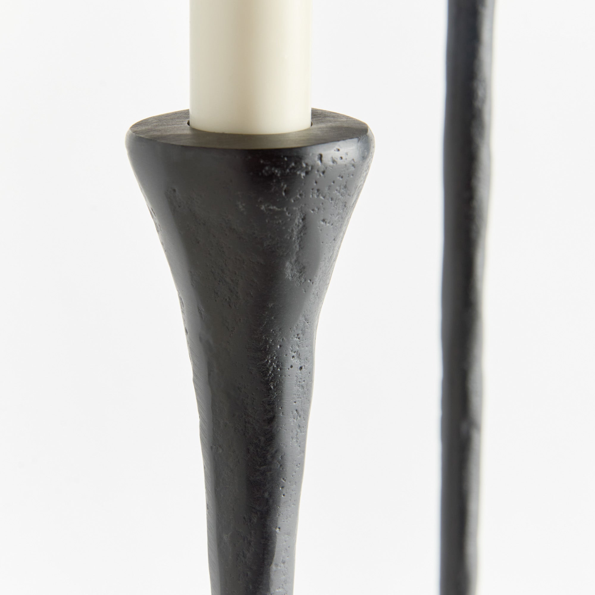 Noah Black Grande Taper Holders Set of 3