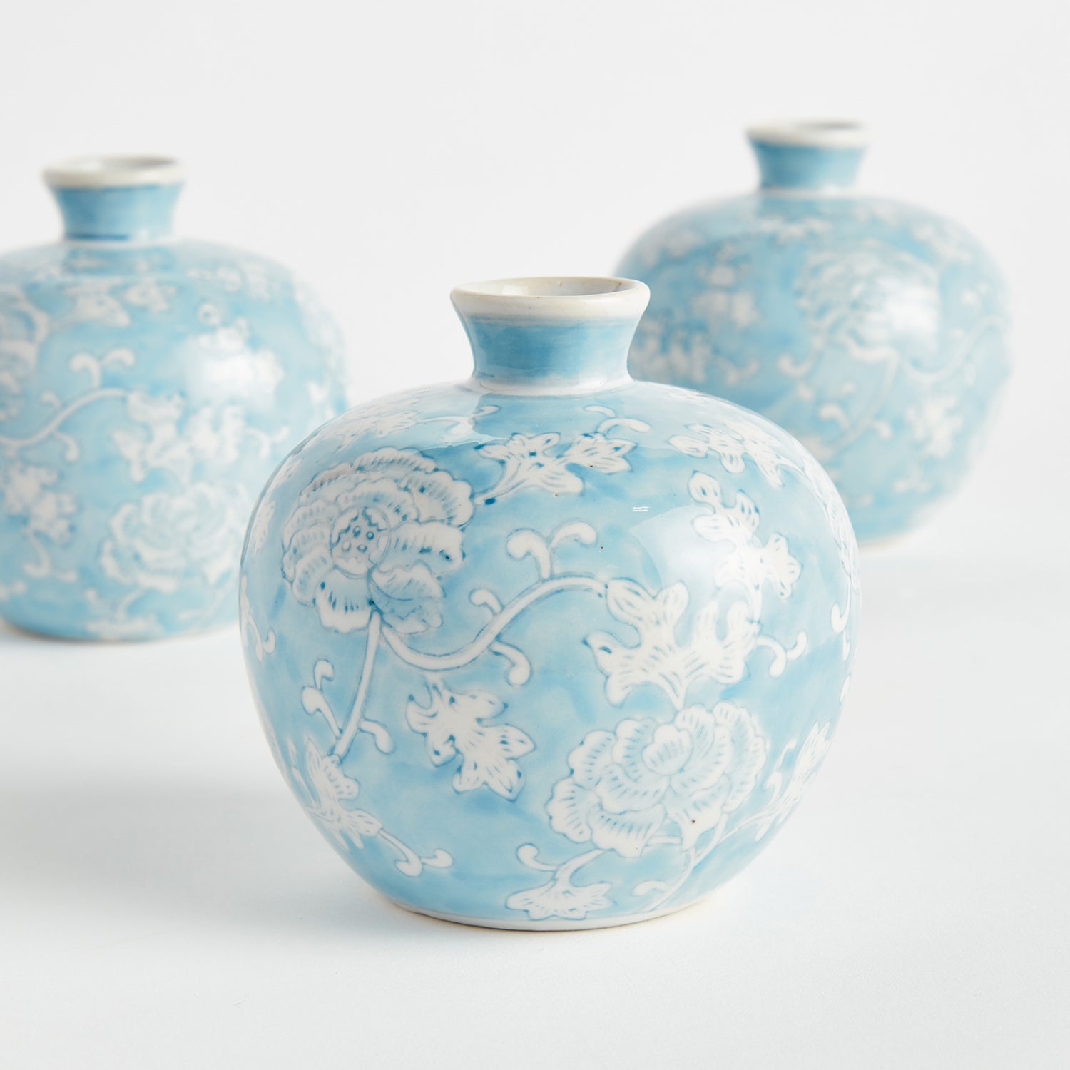 Monarch Lotus Bud Vase Set of 3