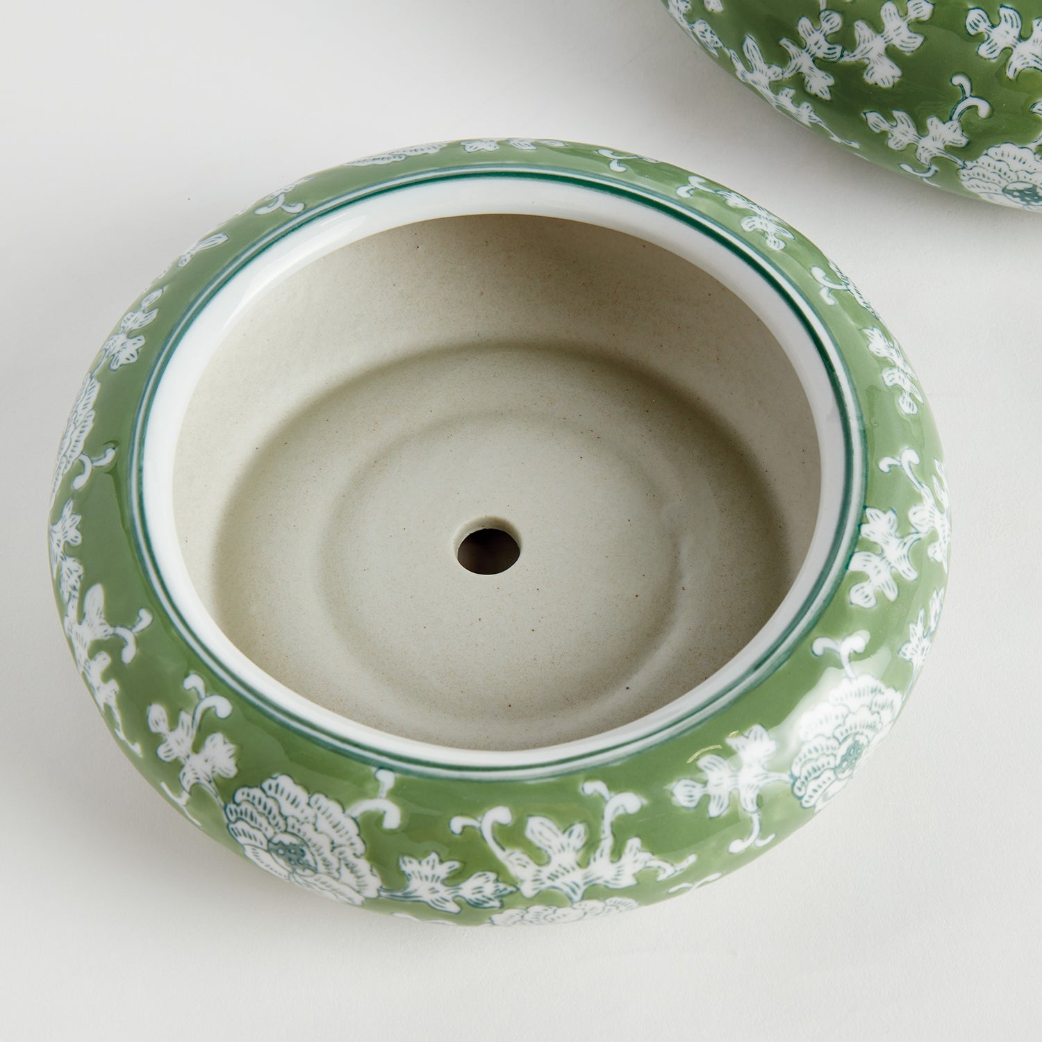 Imperial Lotus Large Low Pot Set of 2