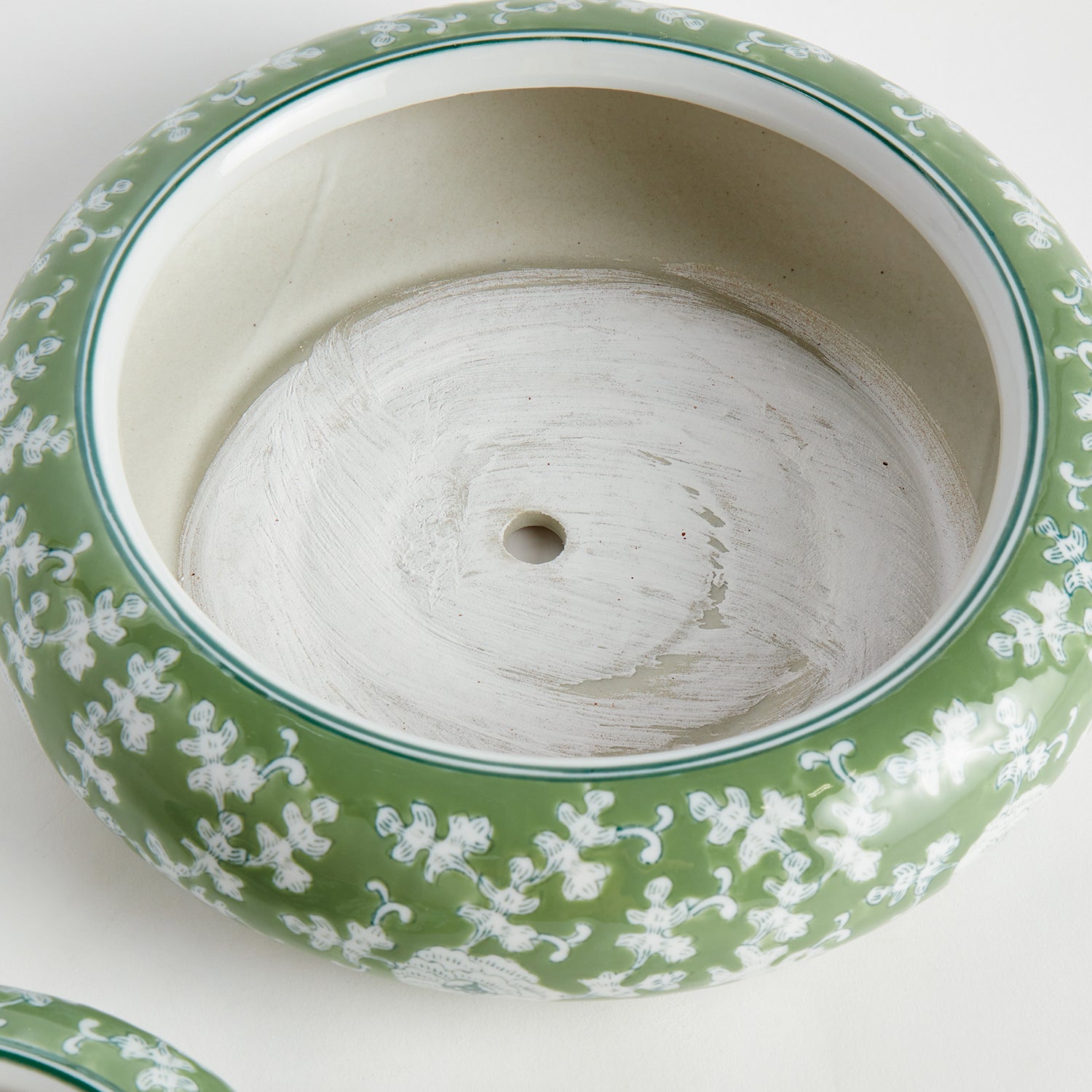 Imperial Lotus Large Low Pot Set of 2