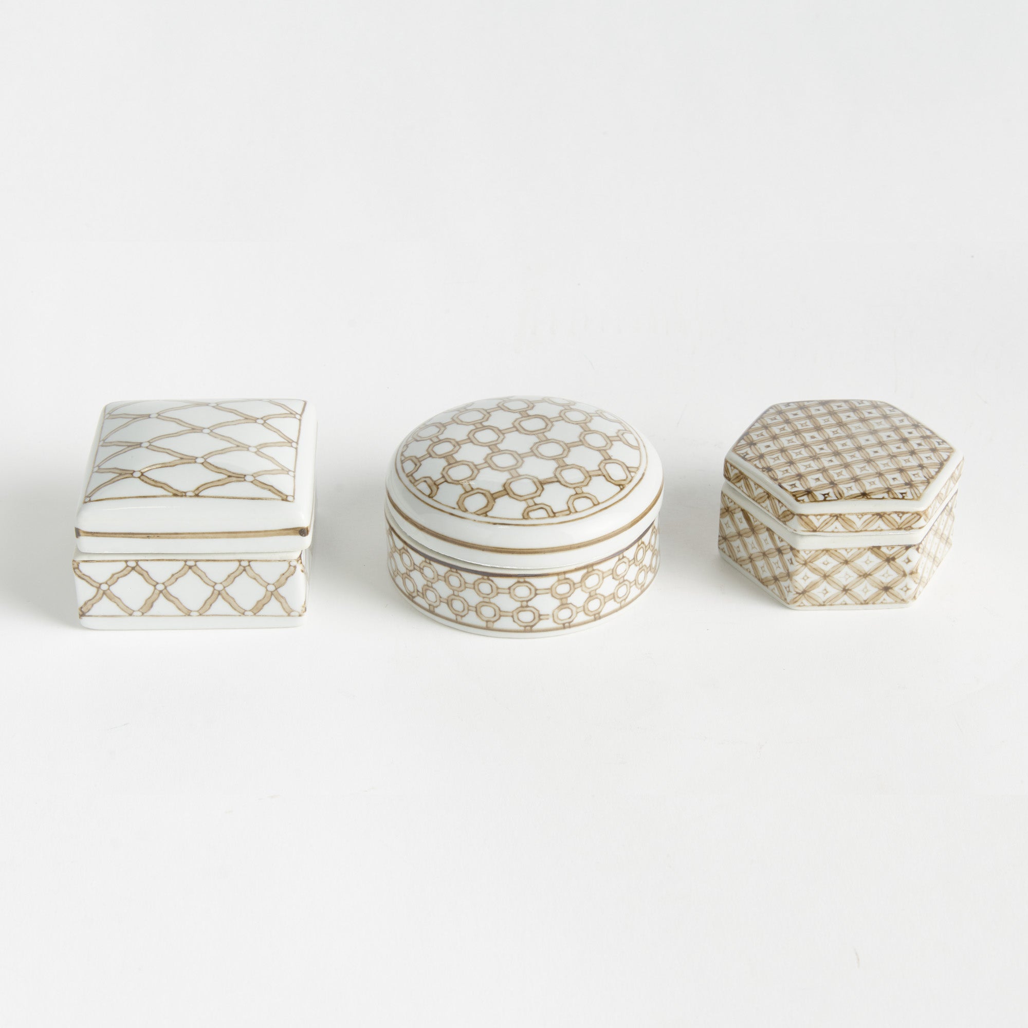 Province Lidded Boxes Set of 3