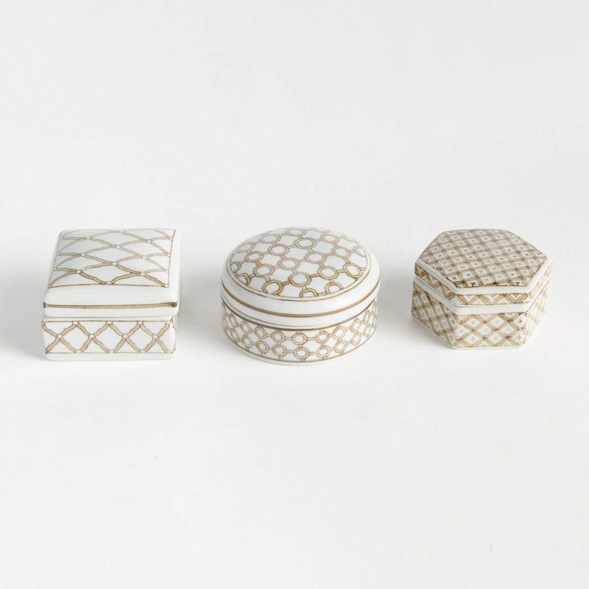 Province Lidded Boxes Set of 3