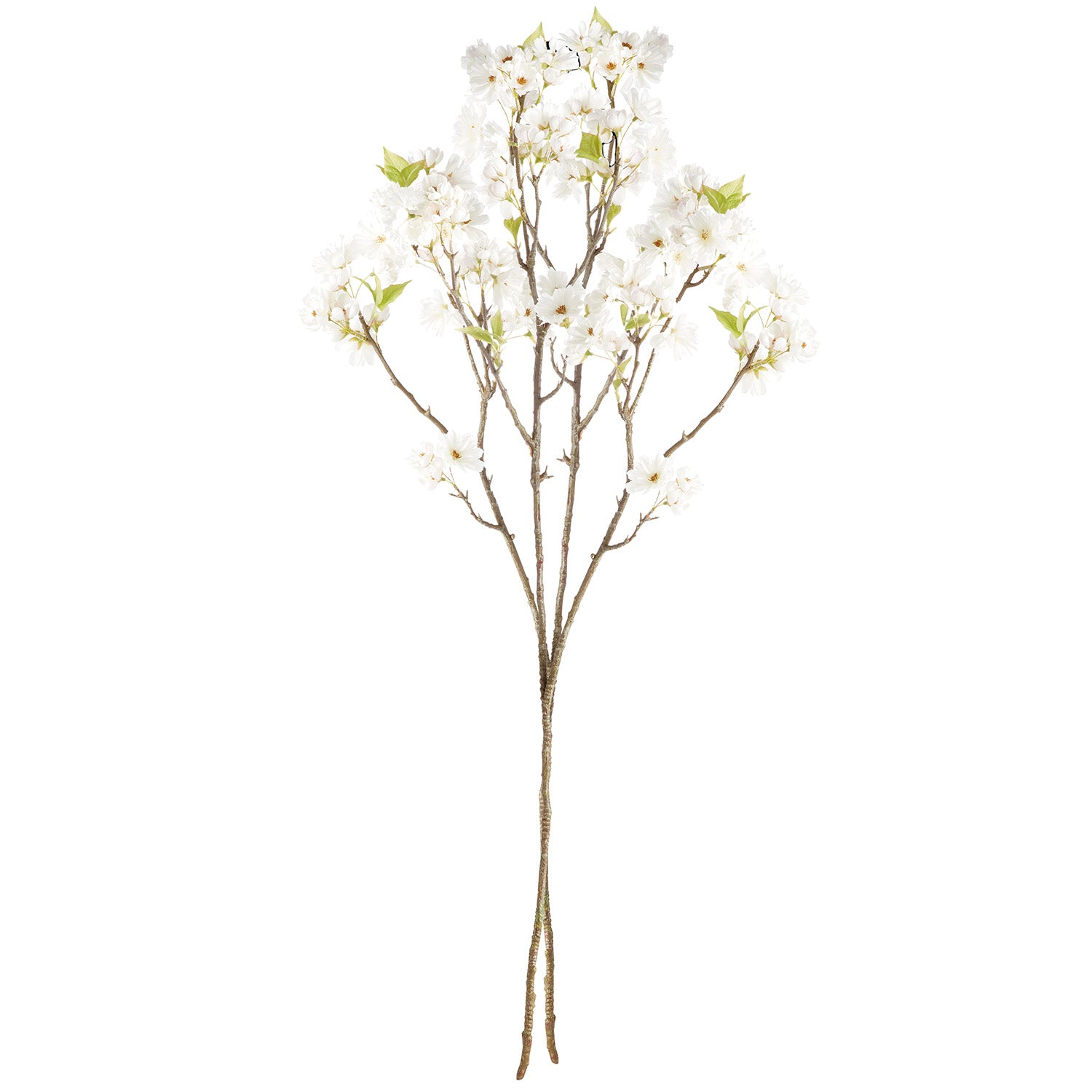 Double Cherry Blossom Branches 46in Faux Stem Set of 2