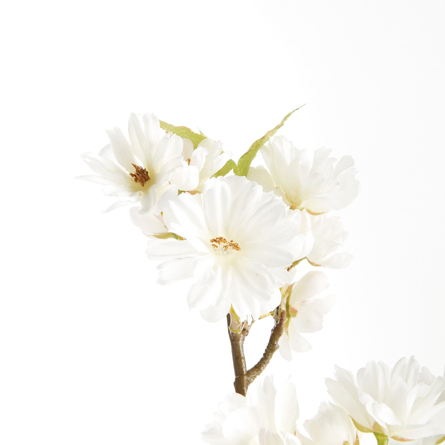 Double Cherry Blossom Stems 28in Faux Stem Set of 2