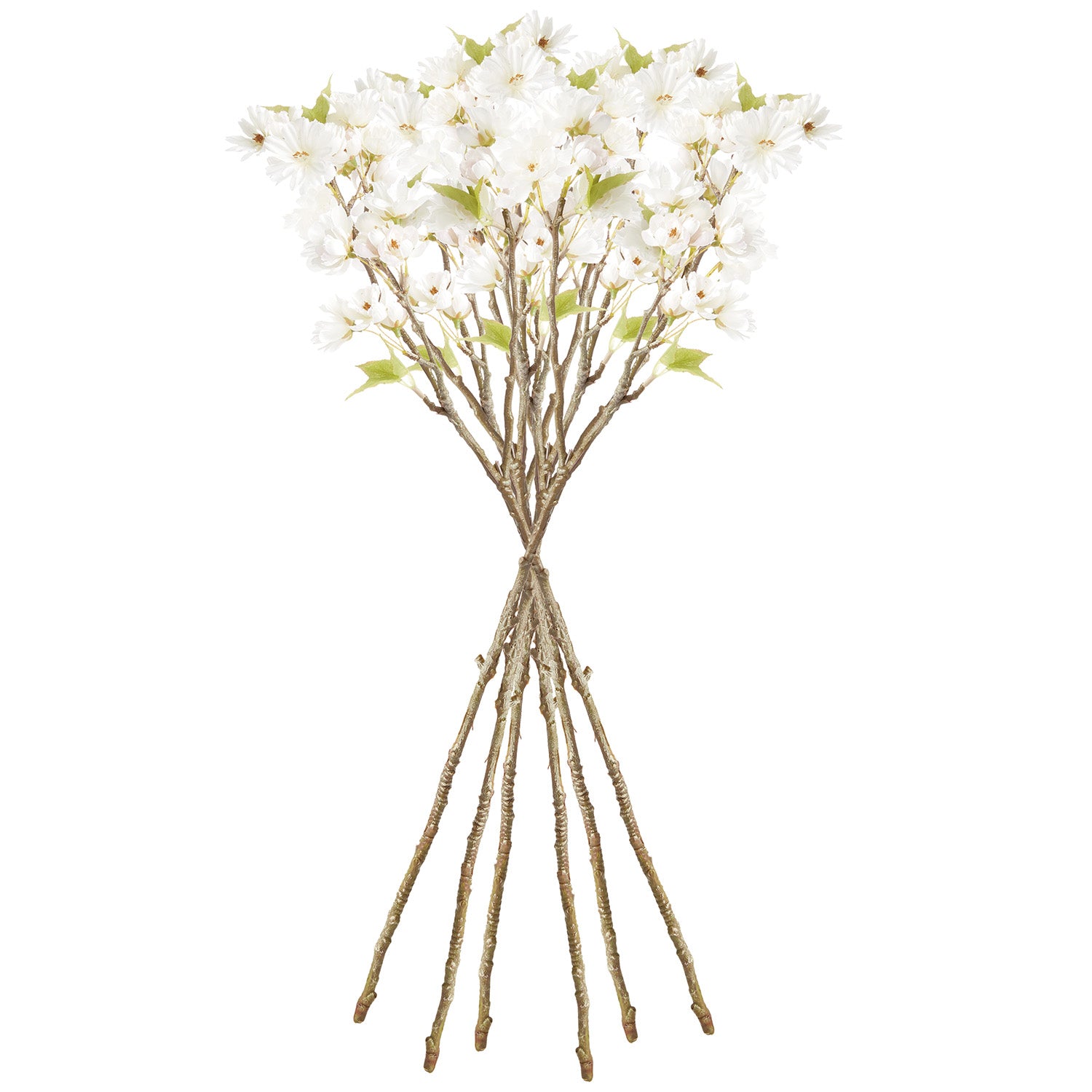 Double Cherry Blossom Stems 28in Faux Stem Set of 2