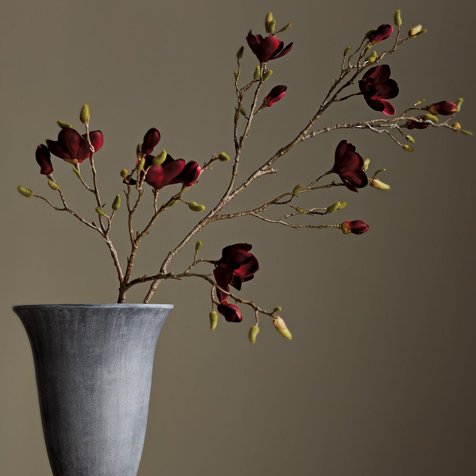 Magnolia Branches 34in Faux Plant Stem Set of 4