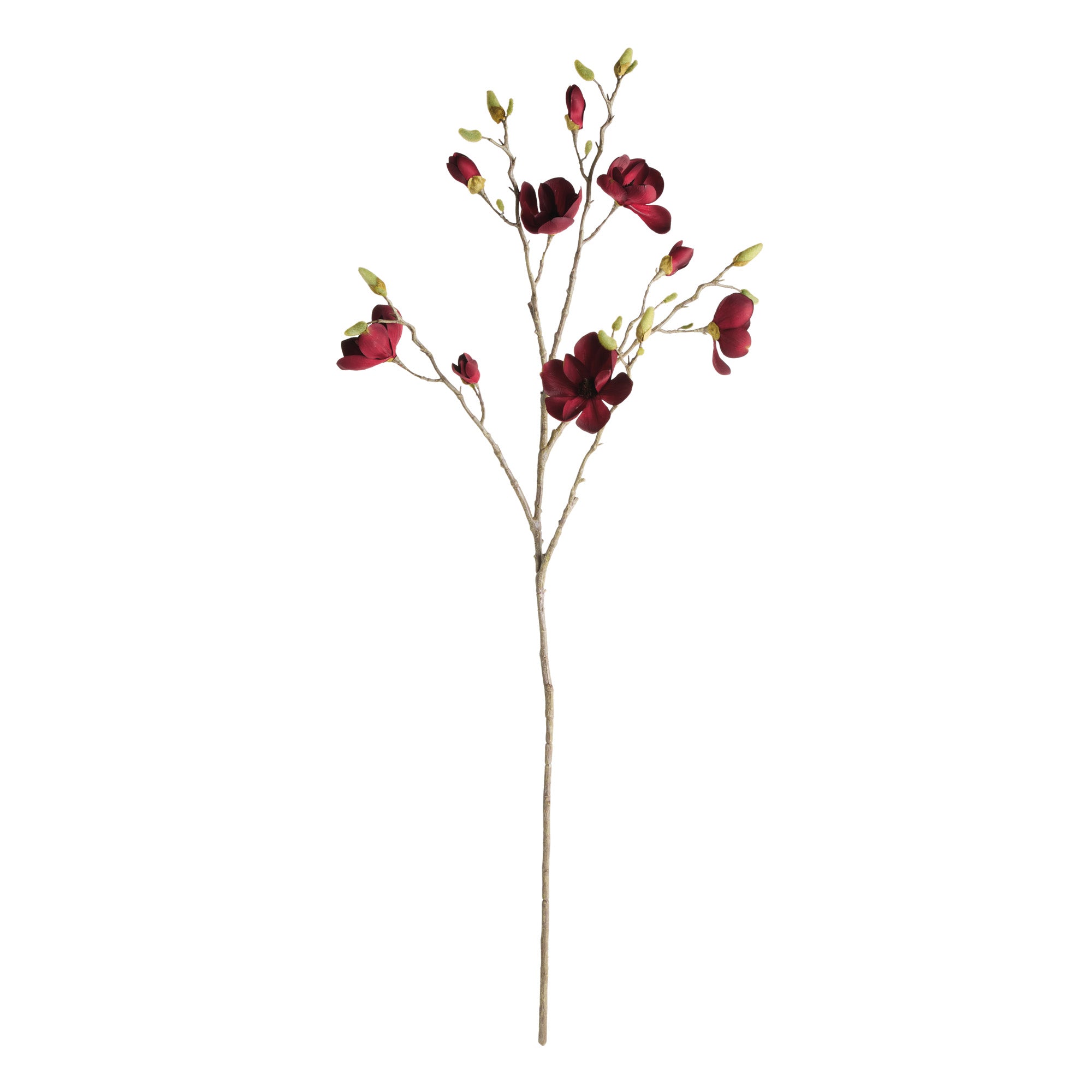Magnolia Branches 50in Faux Plant Stem Set of 2