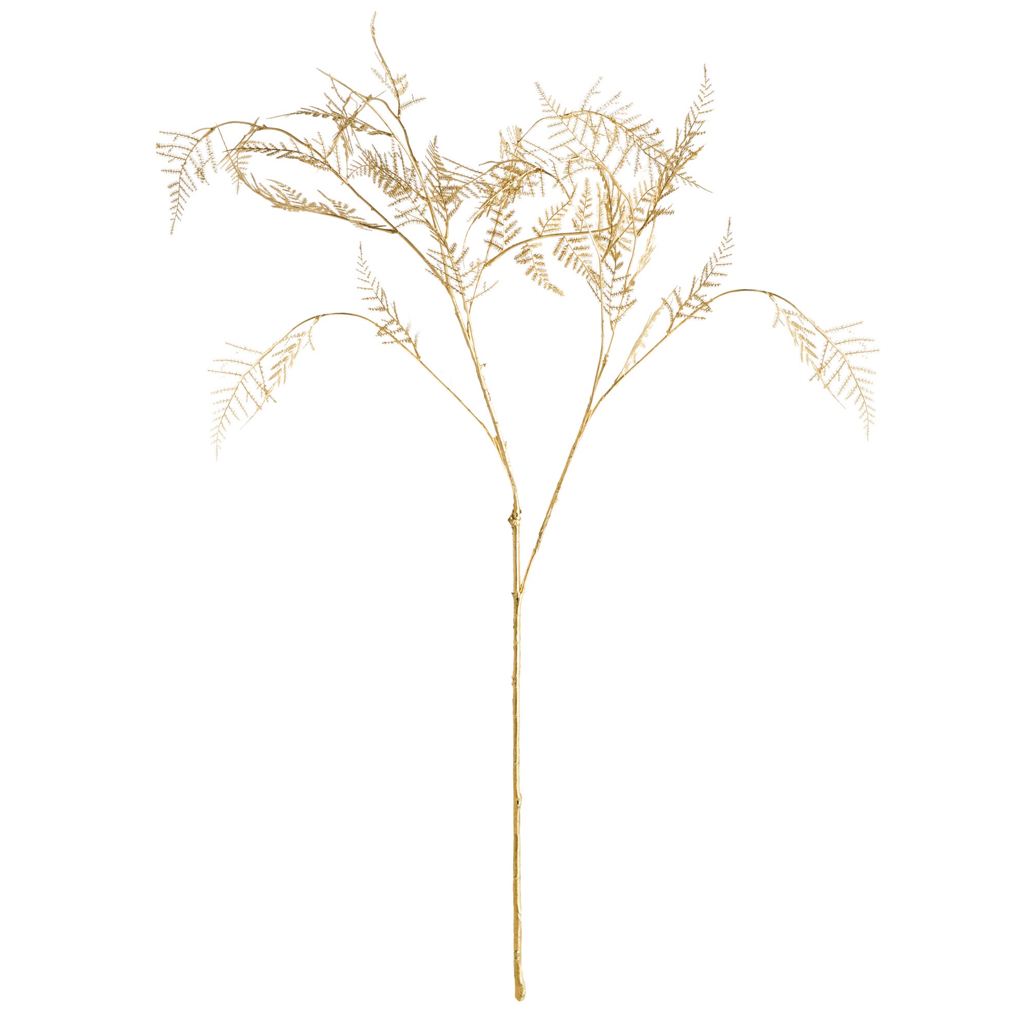 Gilded Fern Faux Plant Stem Set of 4