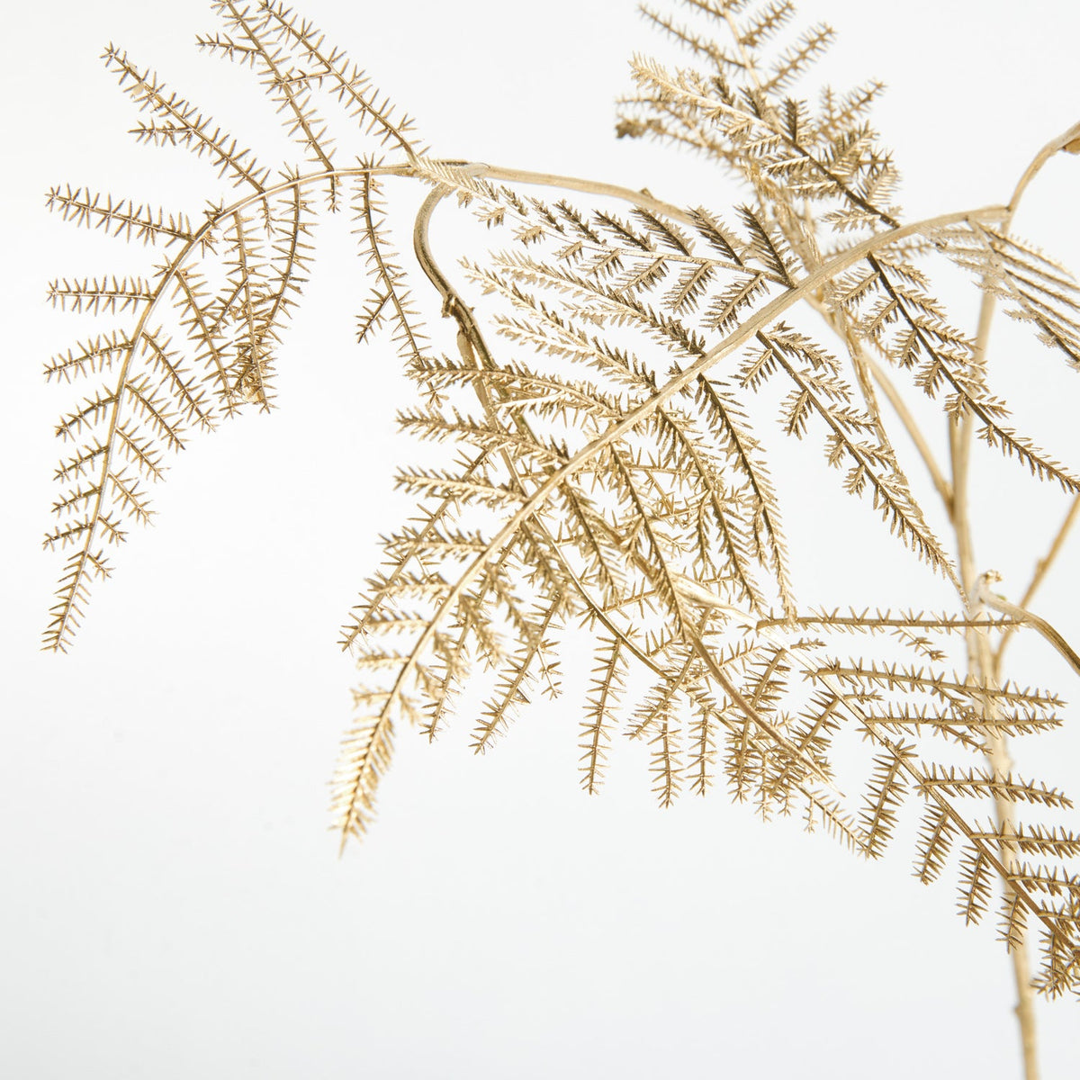Gilded Fern Faux Plant Stem Set of 4