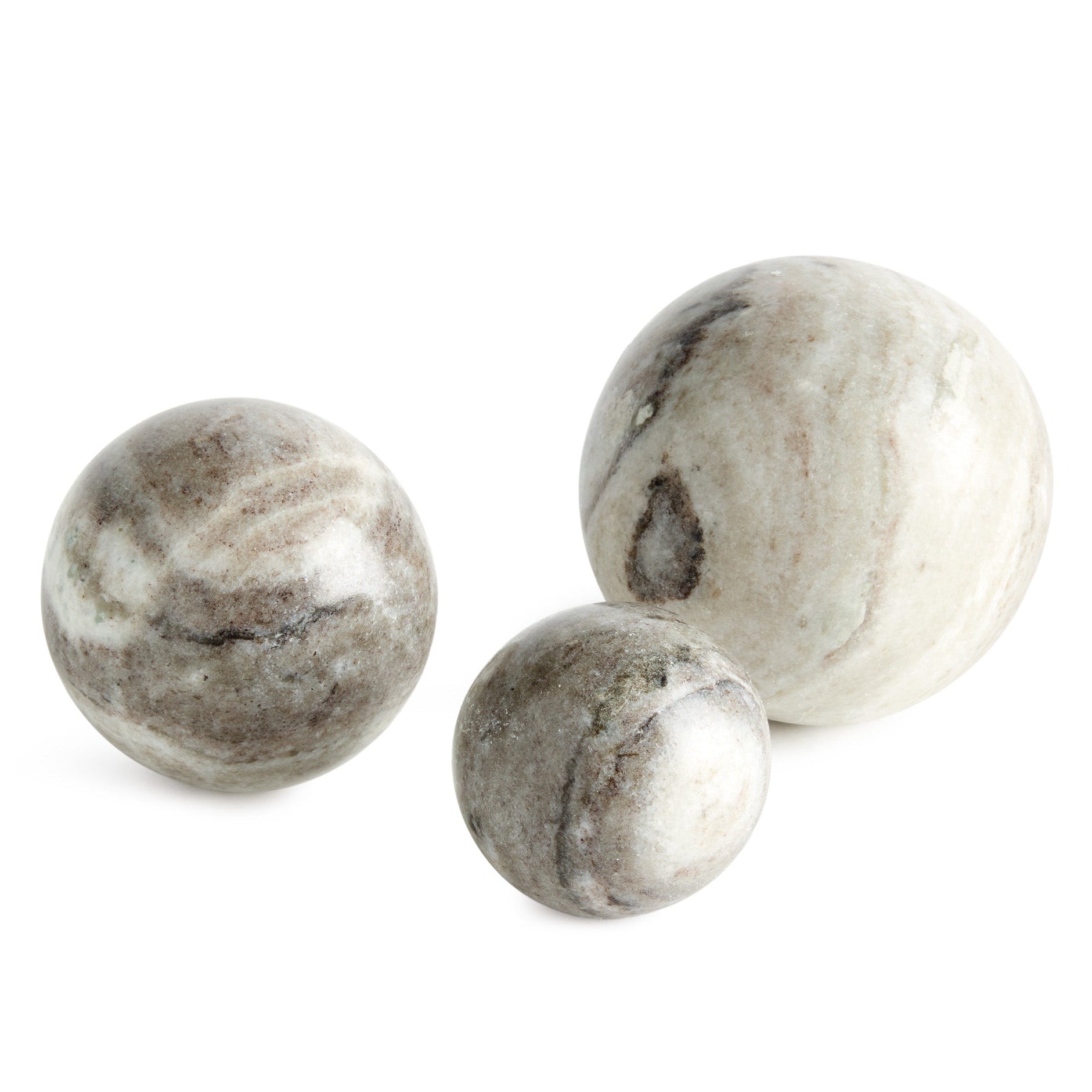 Jaqueline Marble Orbs Set of 3