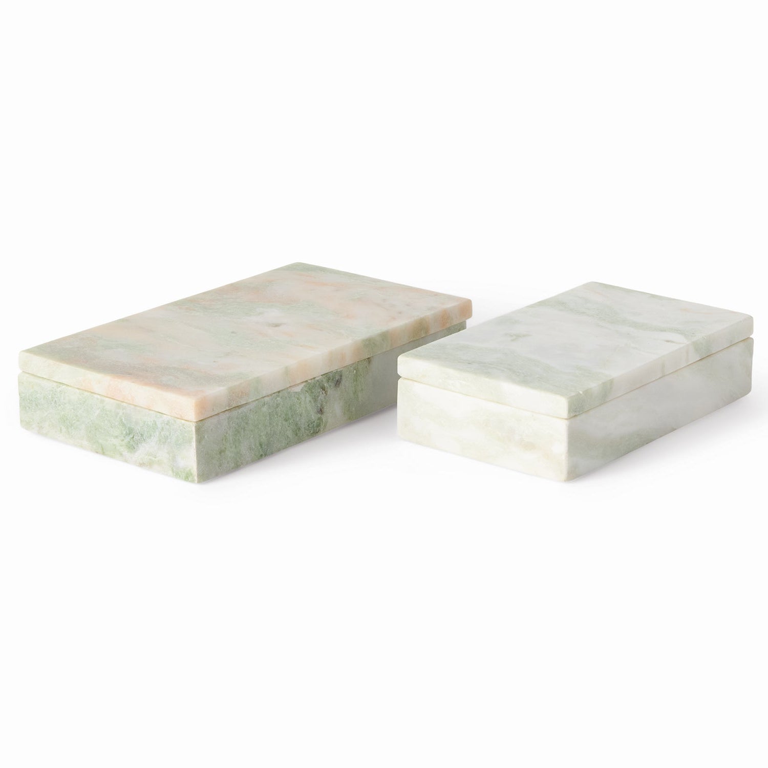 Johanna Marble Lidded Box Set of 2