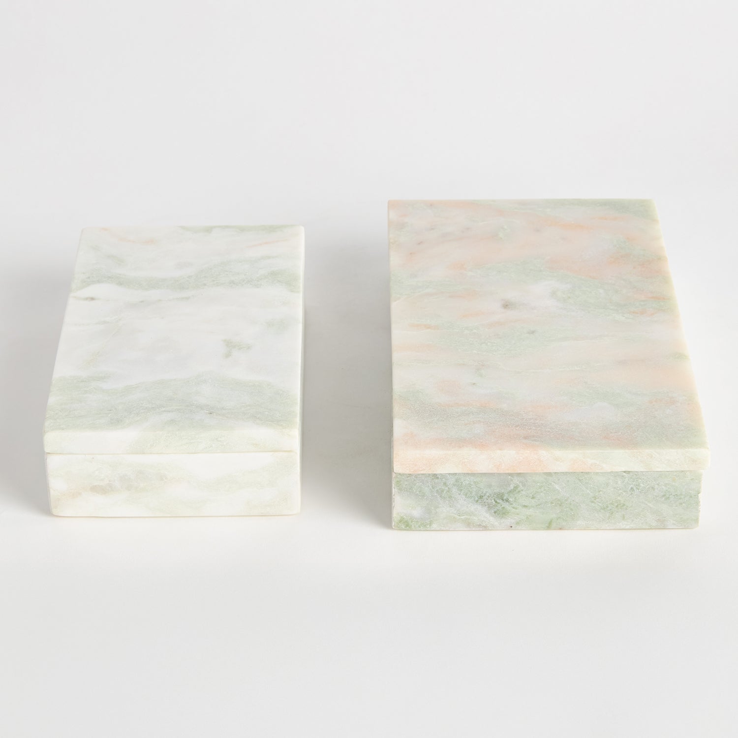 Johanna Marble Lidded Box Set of 2