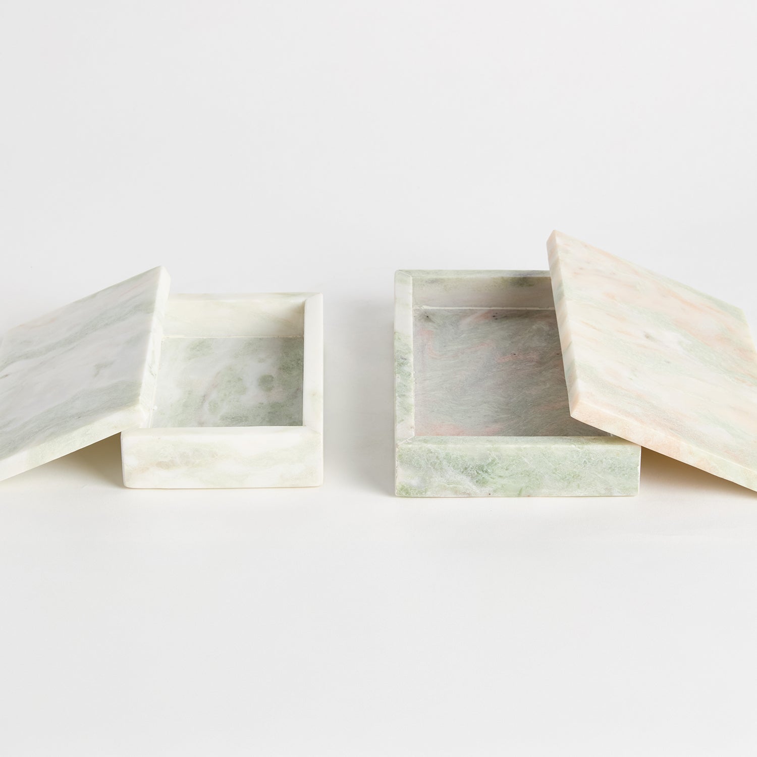 Johanna Marble Lidded Box Set of 2