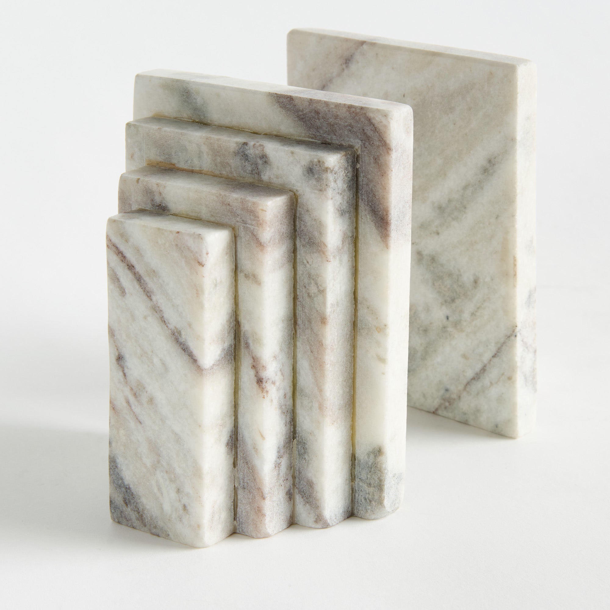 Jaqueline Marble Bookend Set
