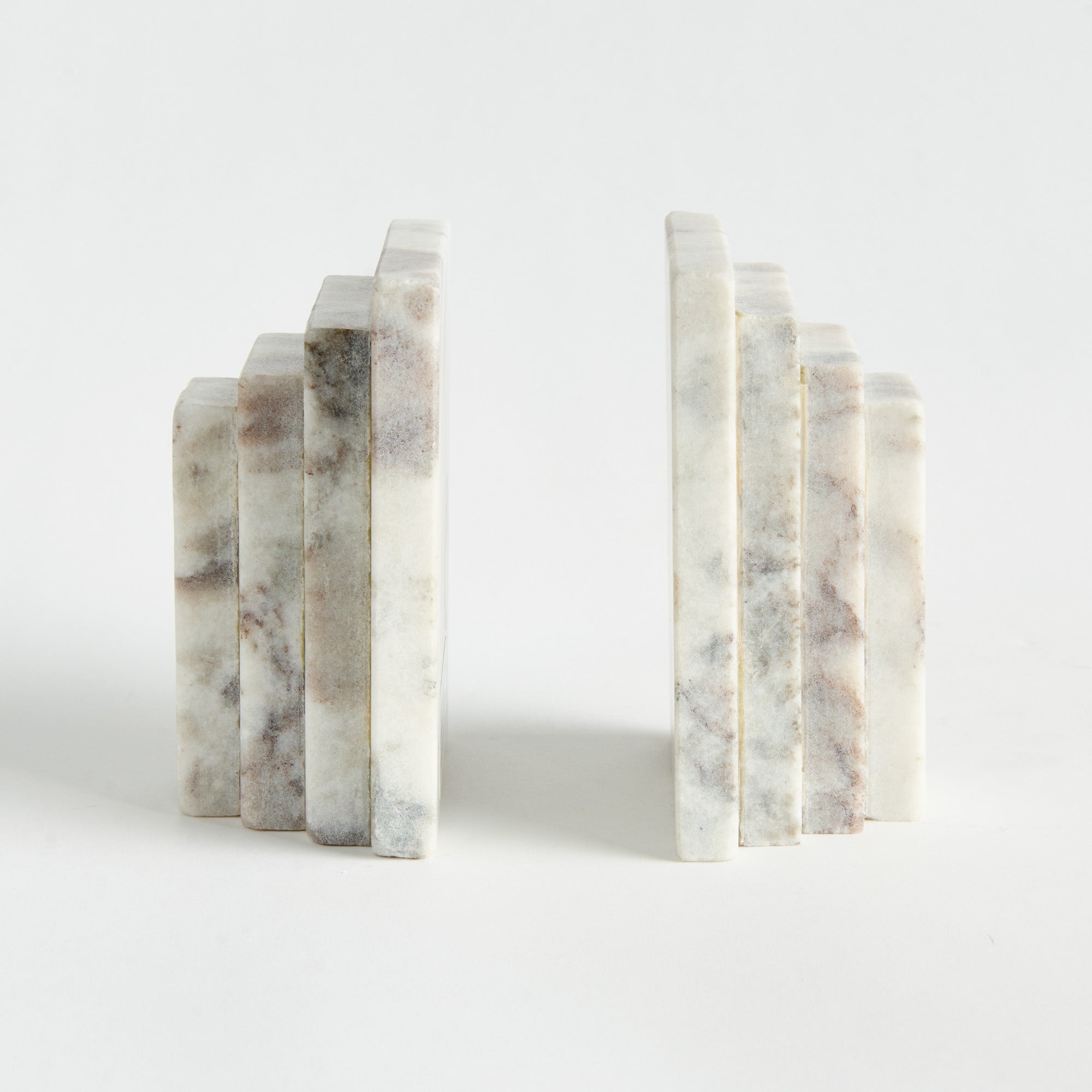 Jaqueline Marble Bookend Set