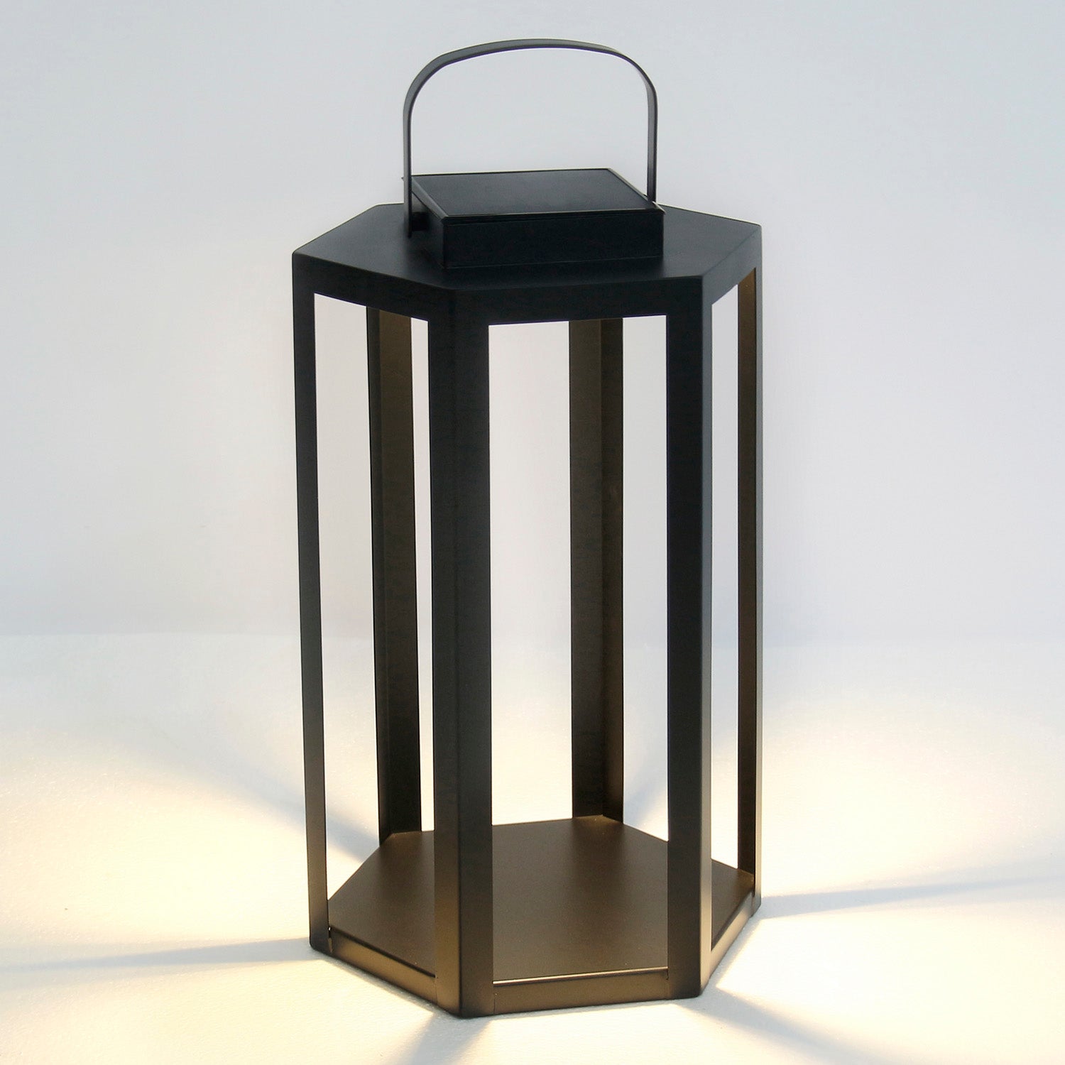 Joyce Black Solar Outdoor Lantern