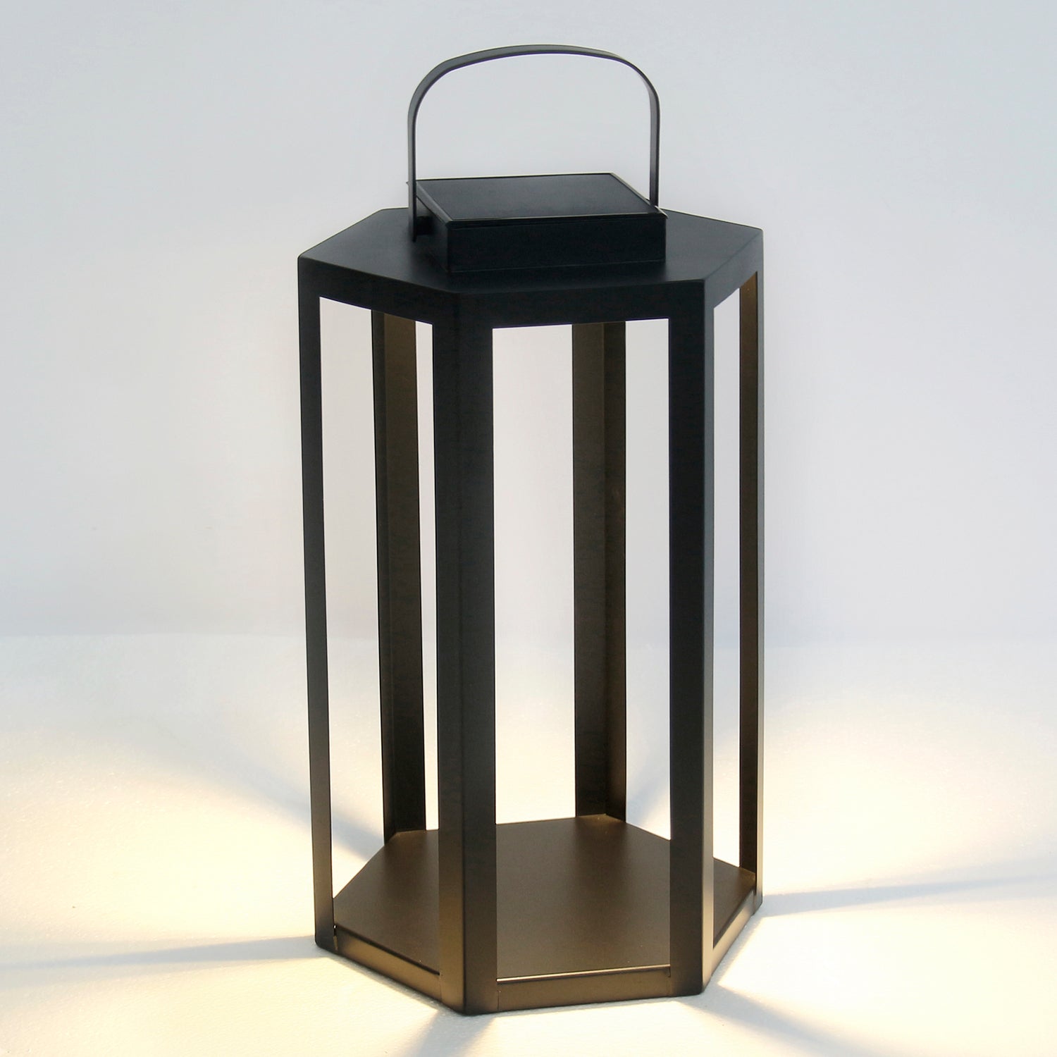 Joyce Black Solar Outdoor Lantern