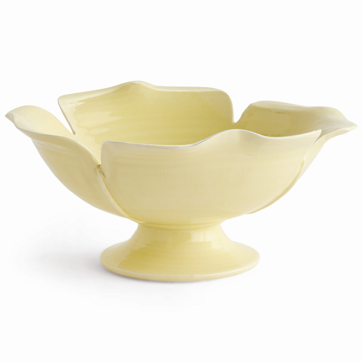 Petalo Yellow Decorative Footed Bowl