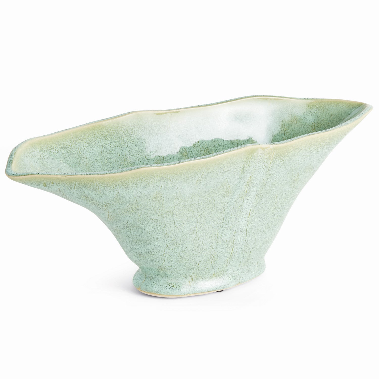 Madara Green Oval Vase